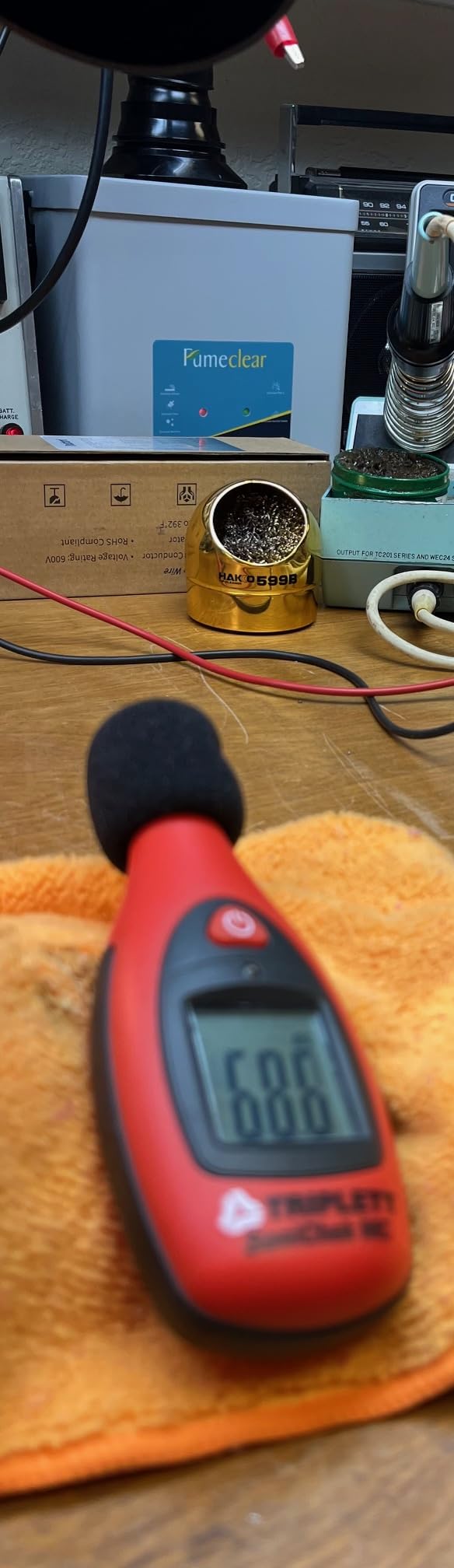 FumeClear FC-2001A Solder Fume Extractor, 2-in-1 H13 HEPA Activated Carbon customer photo 1