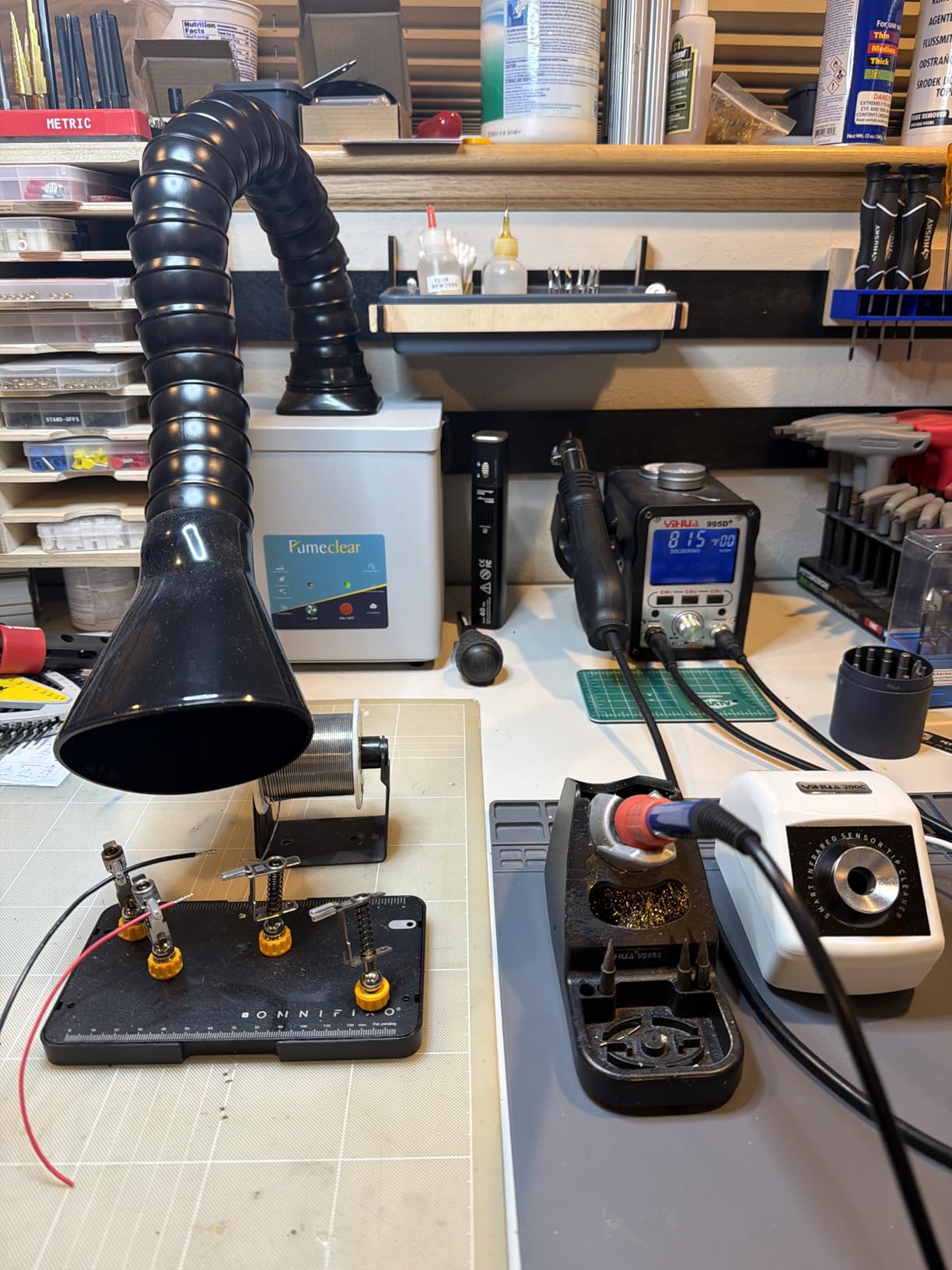 FumeClear FC-2001A Solder Fume Extractor, 2-in-1 H13 HEPA Activated Carbon customer photo 2