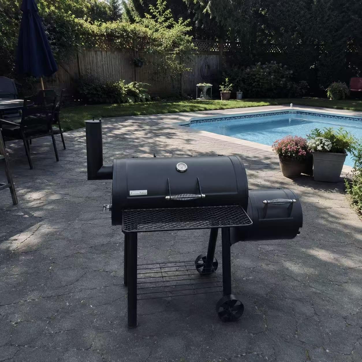 Captiva Designs Vertical Charcoal Smoker Grill Extra Large Barbecue Grill customer photo 1