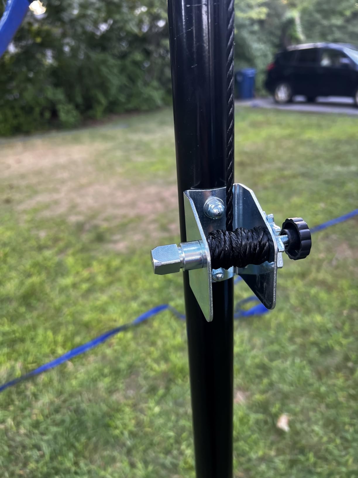 SPOYNAL 32FT Outdoor Portable Volleyball Net Set, Adjustable Height & Winch customer photo 1
