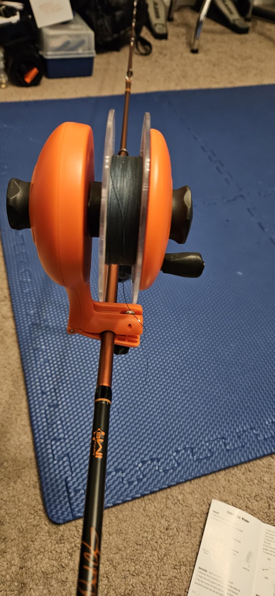 RUNCL Fishing Line Spooler – Portable Winder & Reel Spooling Tool for Casting and Spinning Reels, Prevents Line Twist, Non-Slip Handle with Built-in Scissors, Fishing Accessories for Anglers customer photo 1