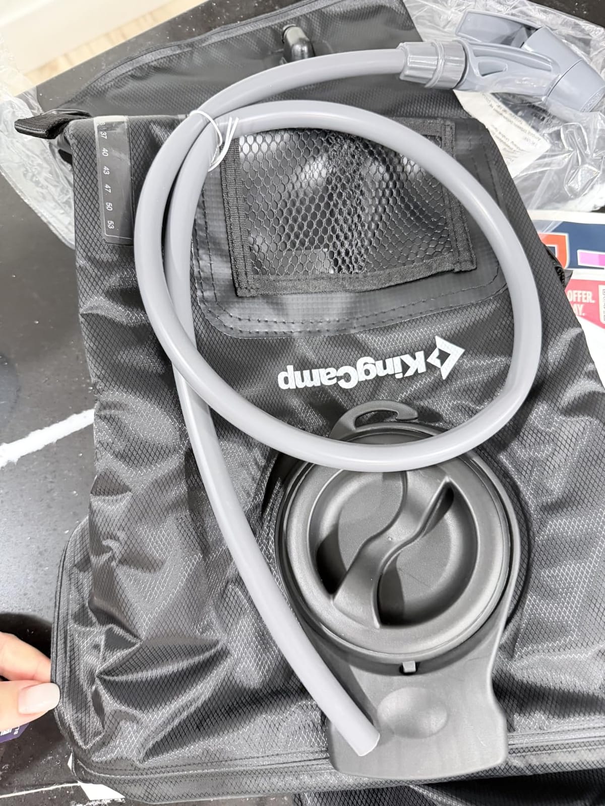 KingCamp Solar Shower Bag, Leak-Proof Design Camping Bag with Thermometer, Removable Hose & Switchable Shower Head, 5 gallon/20L customer photo 2