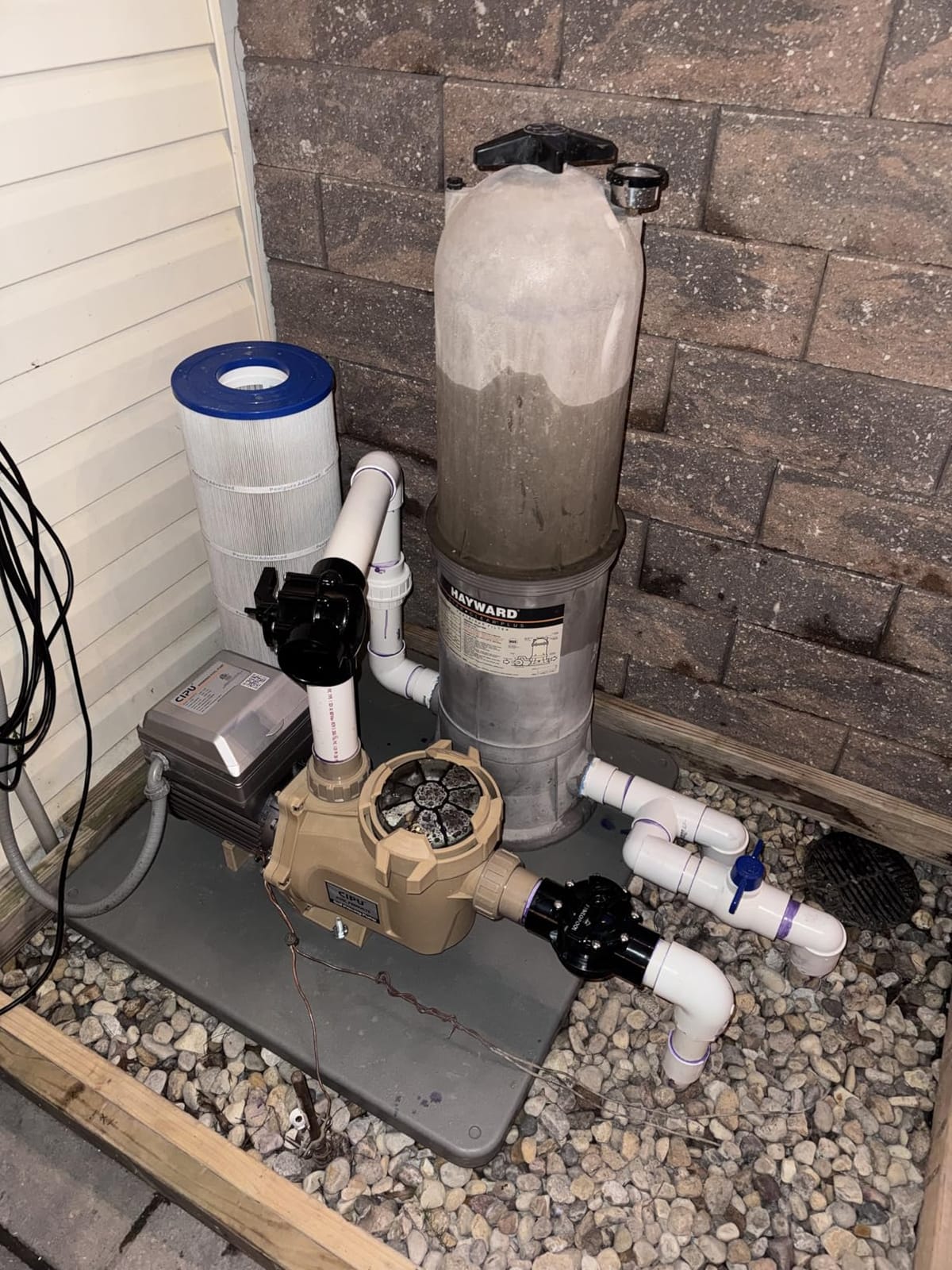 CIPU 1.5HP Variable Speed Pool Pump, 230V Self-Priming Pool Pump with Programmable Speed Control, 6420 GPH High Flow Replacement Pump for Inground Pool Filter Systems customer photo 2