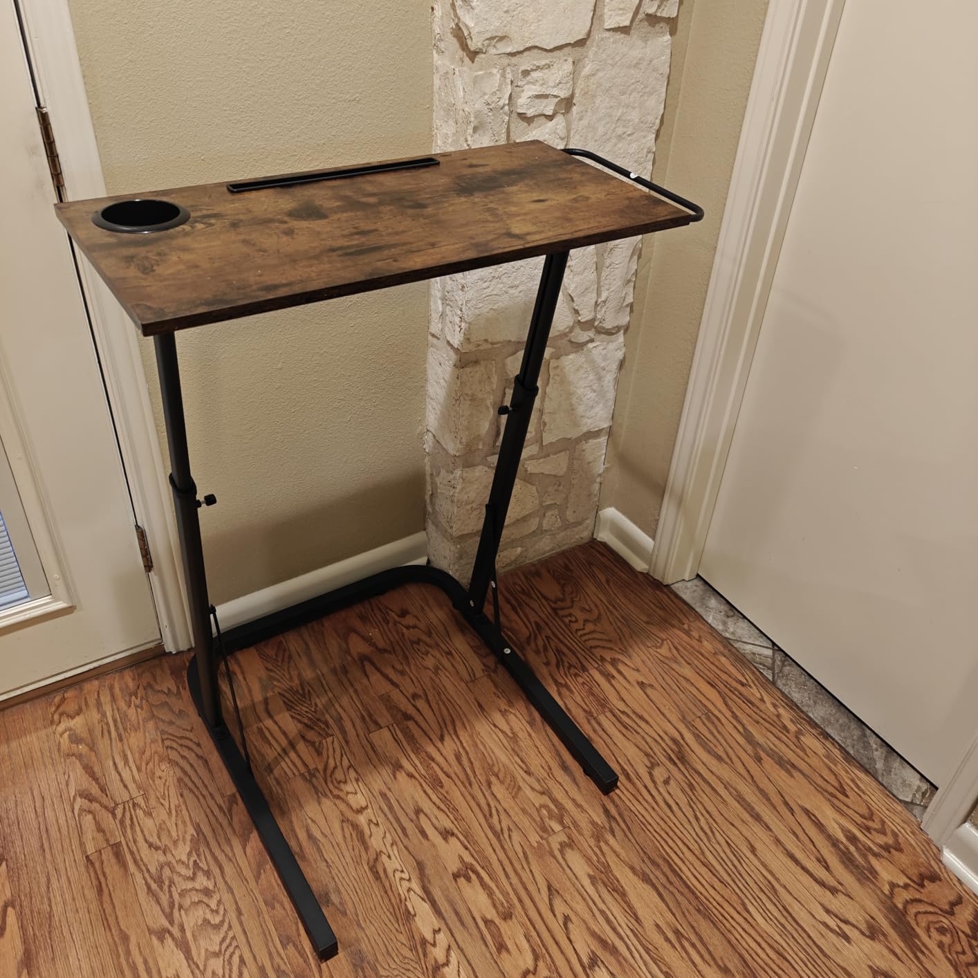 VTORY Adjustable Height Standing Desk for Walking Pad Treadmill,for Cycling customer photo 2