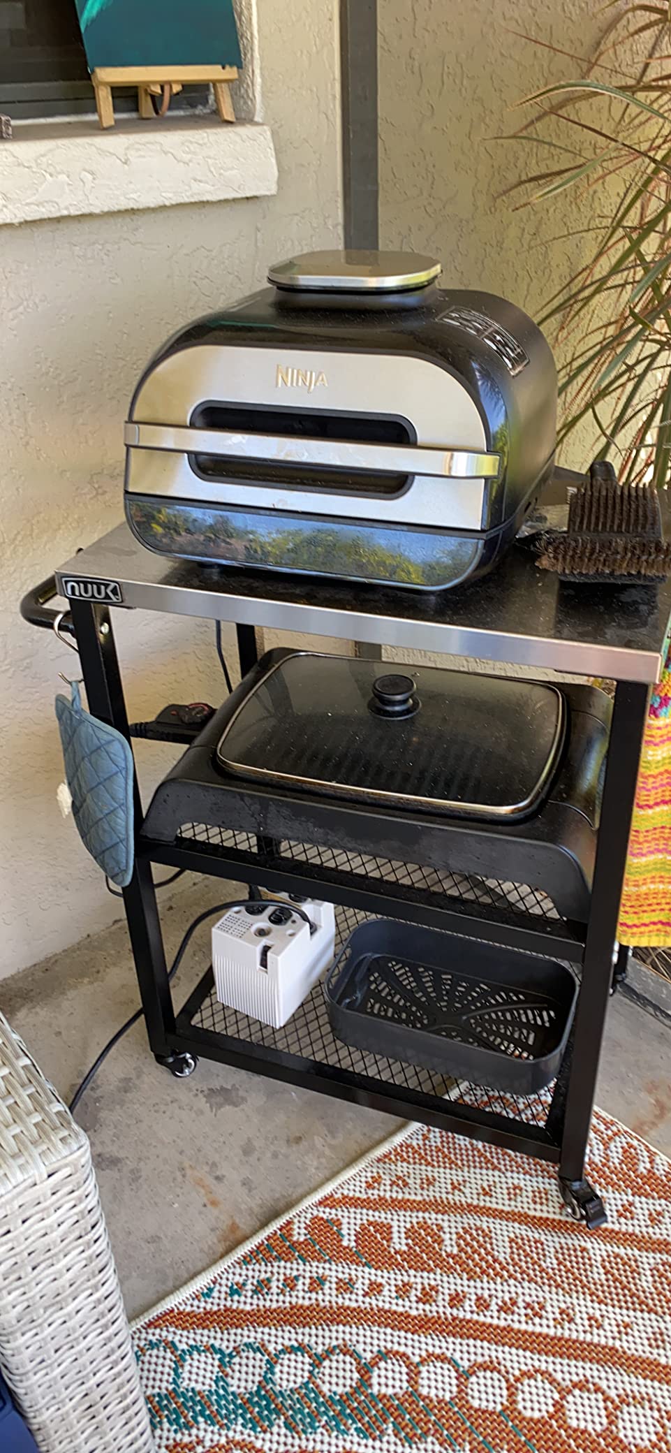 NUUK Outdoor Grill Cart on Wheel 32