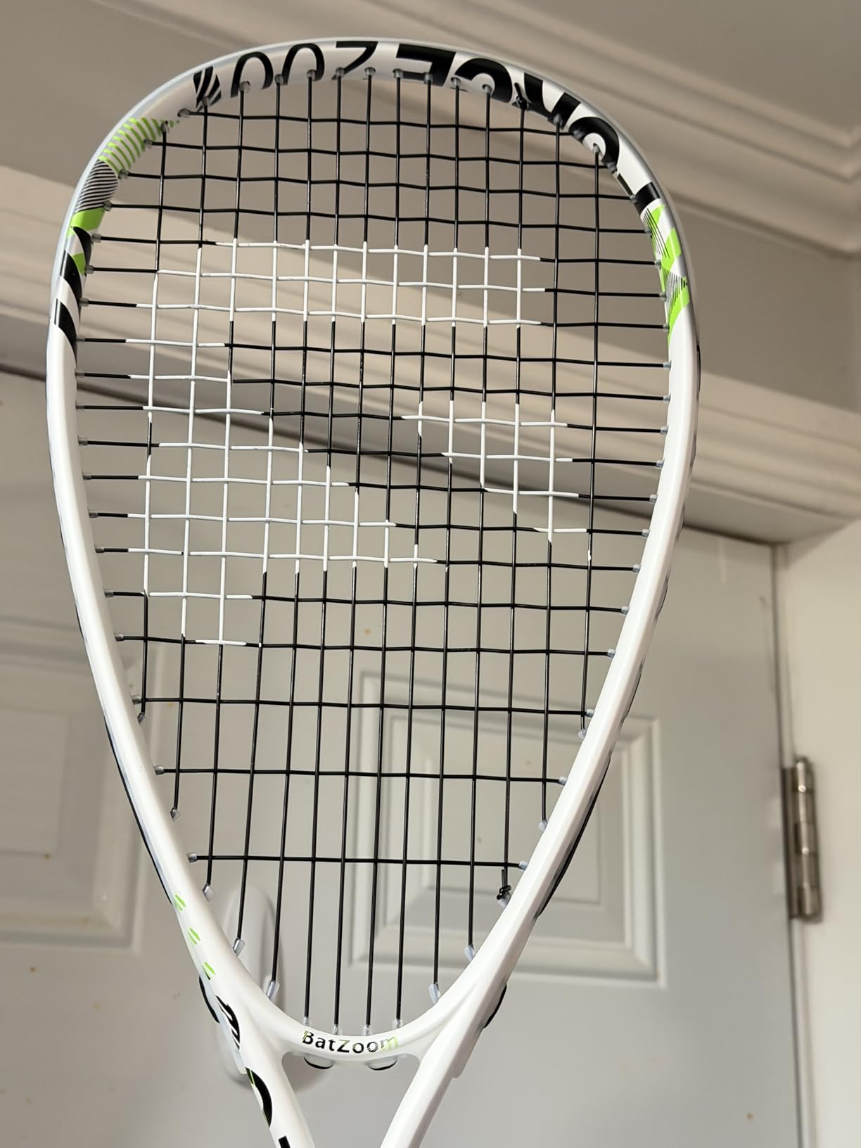 BatZoom Squash Racket for Beginners – Heavy Duty Training Squash Racquet for Adults, Pre-Strung with Comfortable Grip & Shock Absorption - Includes Carrying Bag customer photo 1