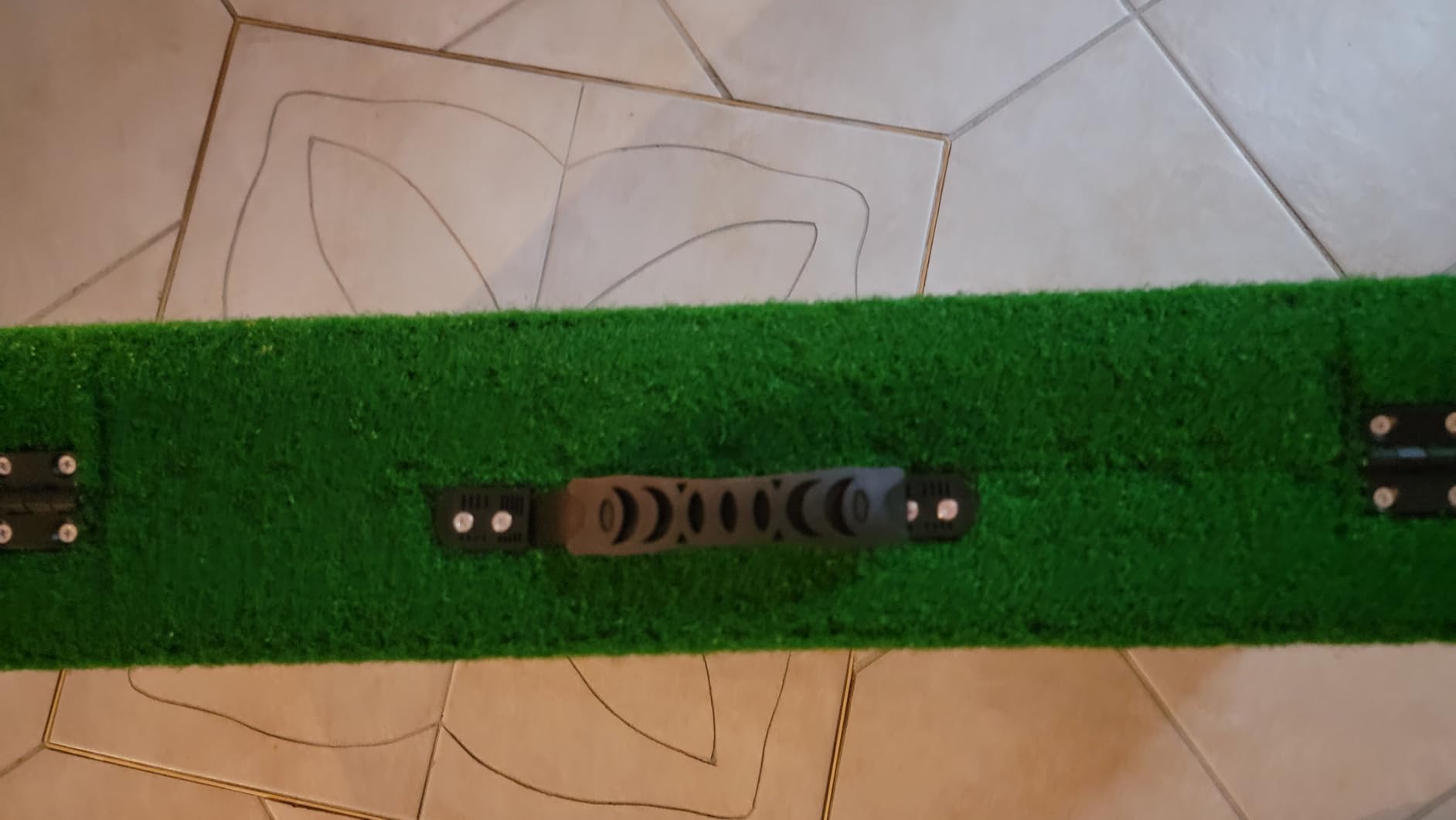 Pitching Mound, Training Equipment, Baseball Pitcher's Mound with Carry Handle and Regulation Pitching Rubber customer photo 2
