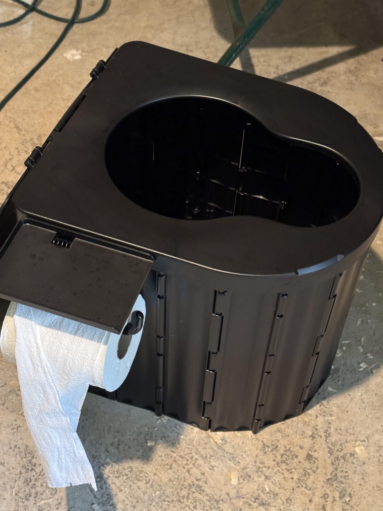 Portable Toilet with Urine Gel & Leak-Proof Bags – Odorless Camping Toilet for Adults & Kids, Outdoor Travel Potty with Ergonomic Design customer photo 2