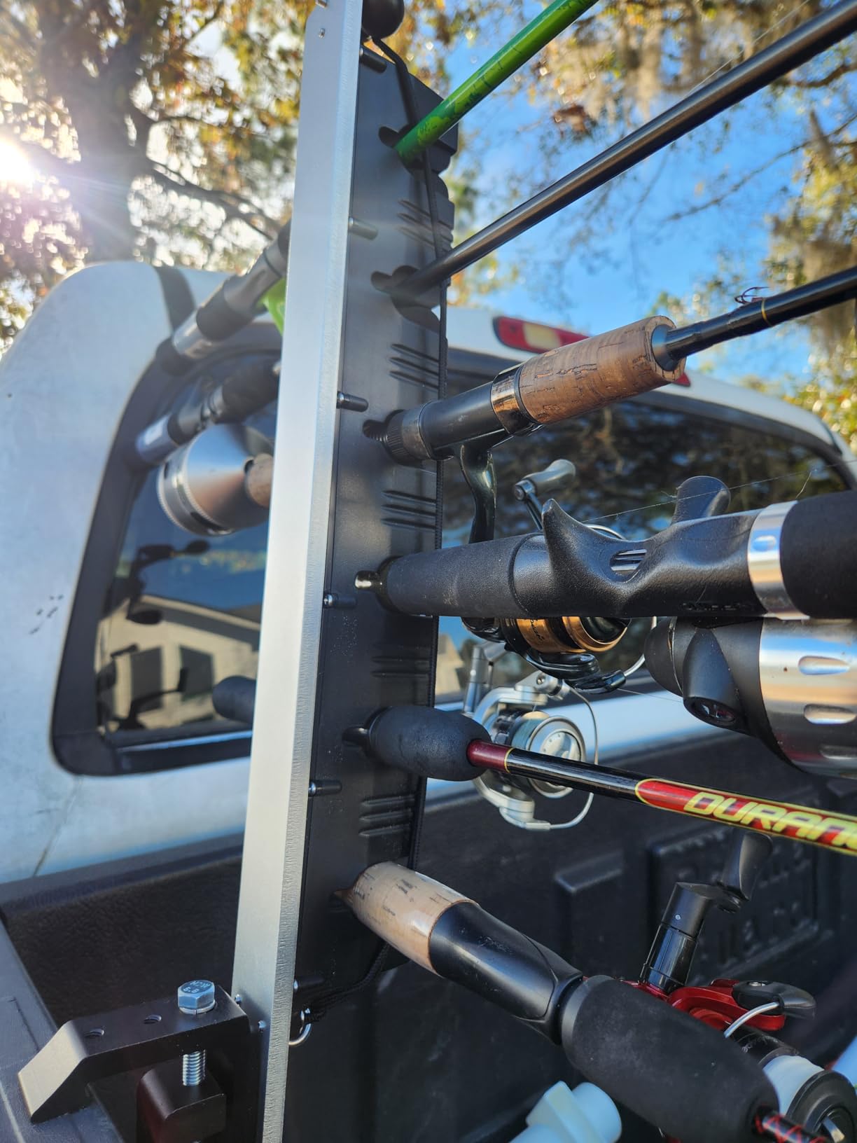 GADFISH Fishing Rod Holder for Truck Bed, Hold 6 Fishing Rods At Once, Adjustable Fishing Rod Holder Fits Most Fishing Rods, 2 Mounting Options customer photo 1