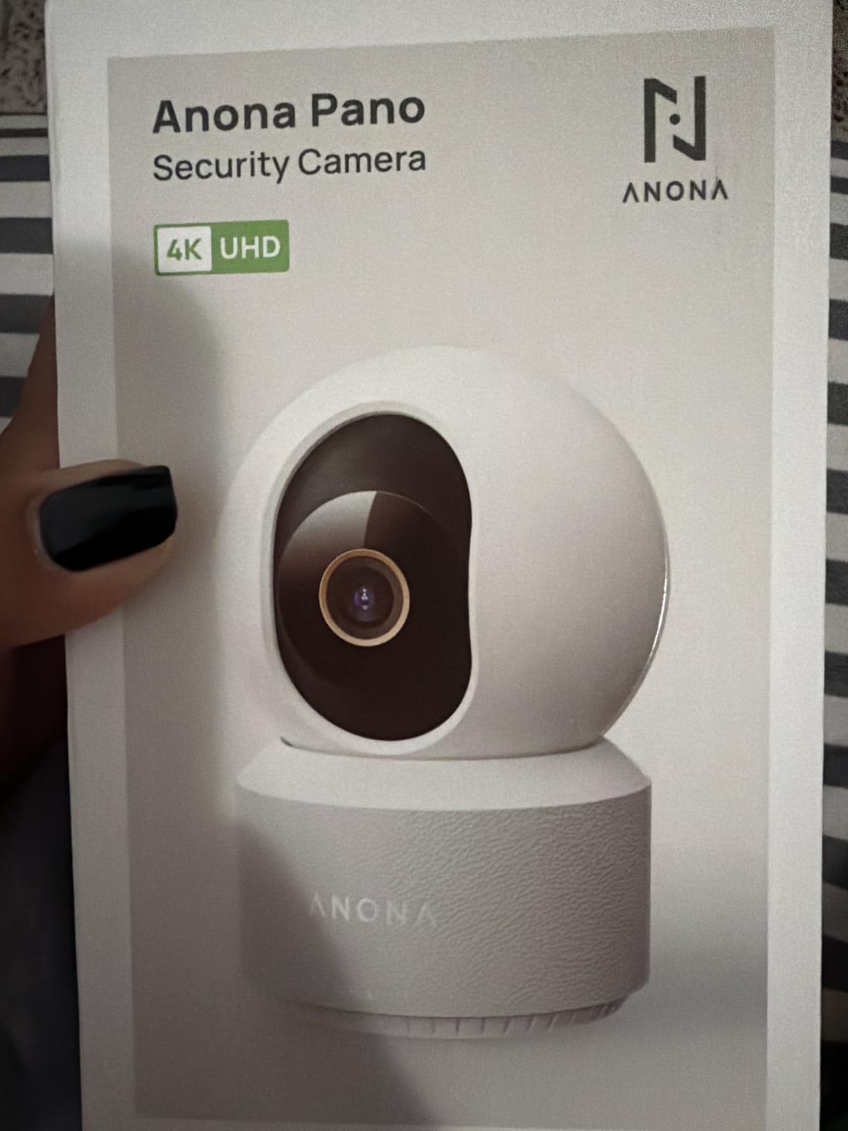 Anona Pano 4K UHD Indoor Camera, Pet/Dog Security Camera with Phone App customer photo 2