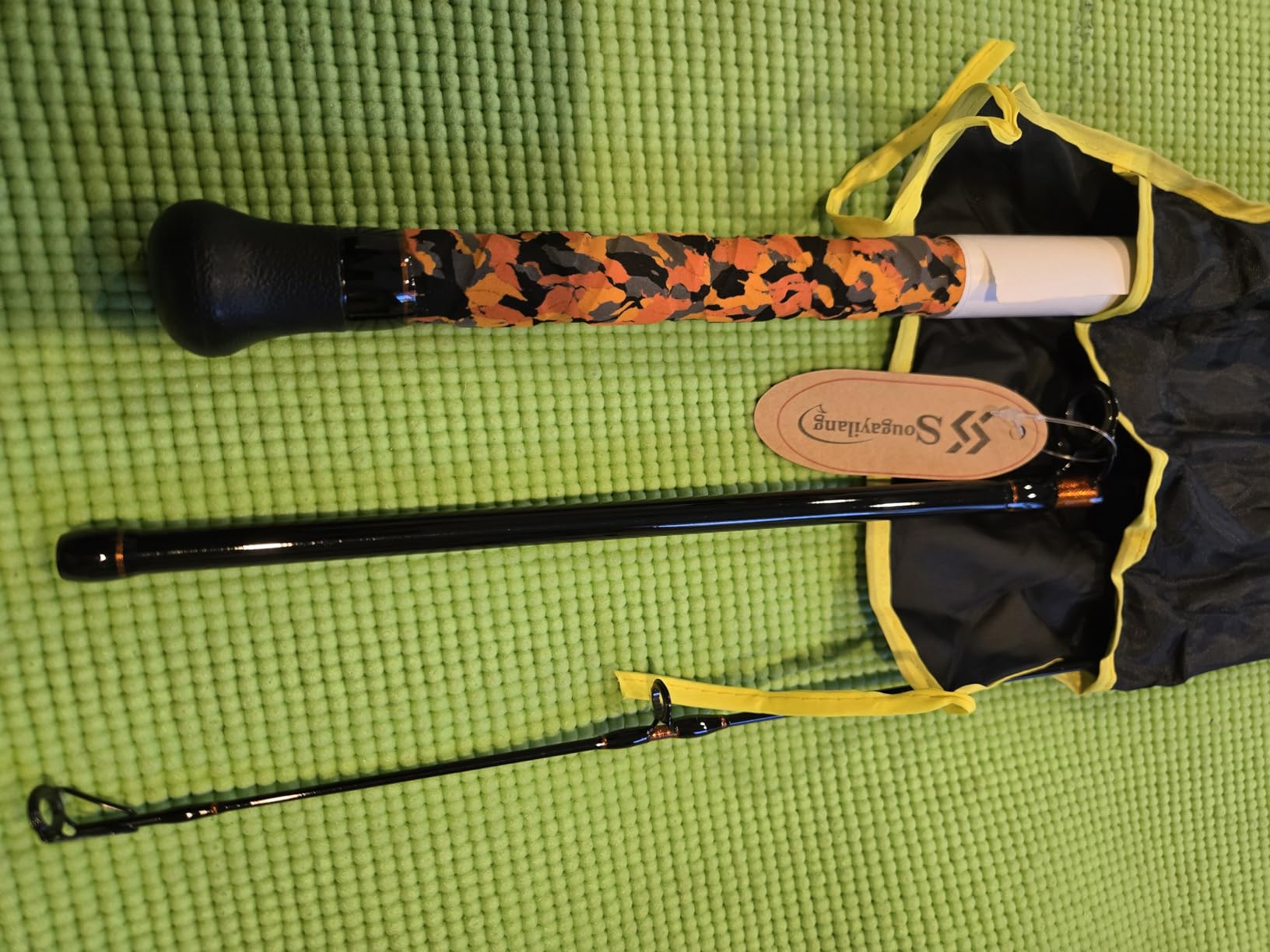 Sougayilang 3 Piece Surf Fishing Rod Combo Medium/Heavy Travel Spinning Rod with 4000/5000 Size Reel Baitfeeder Combo(9'/10'/11'12') customer photo 1