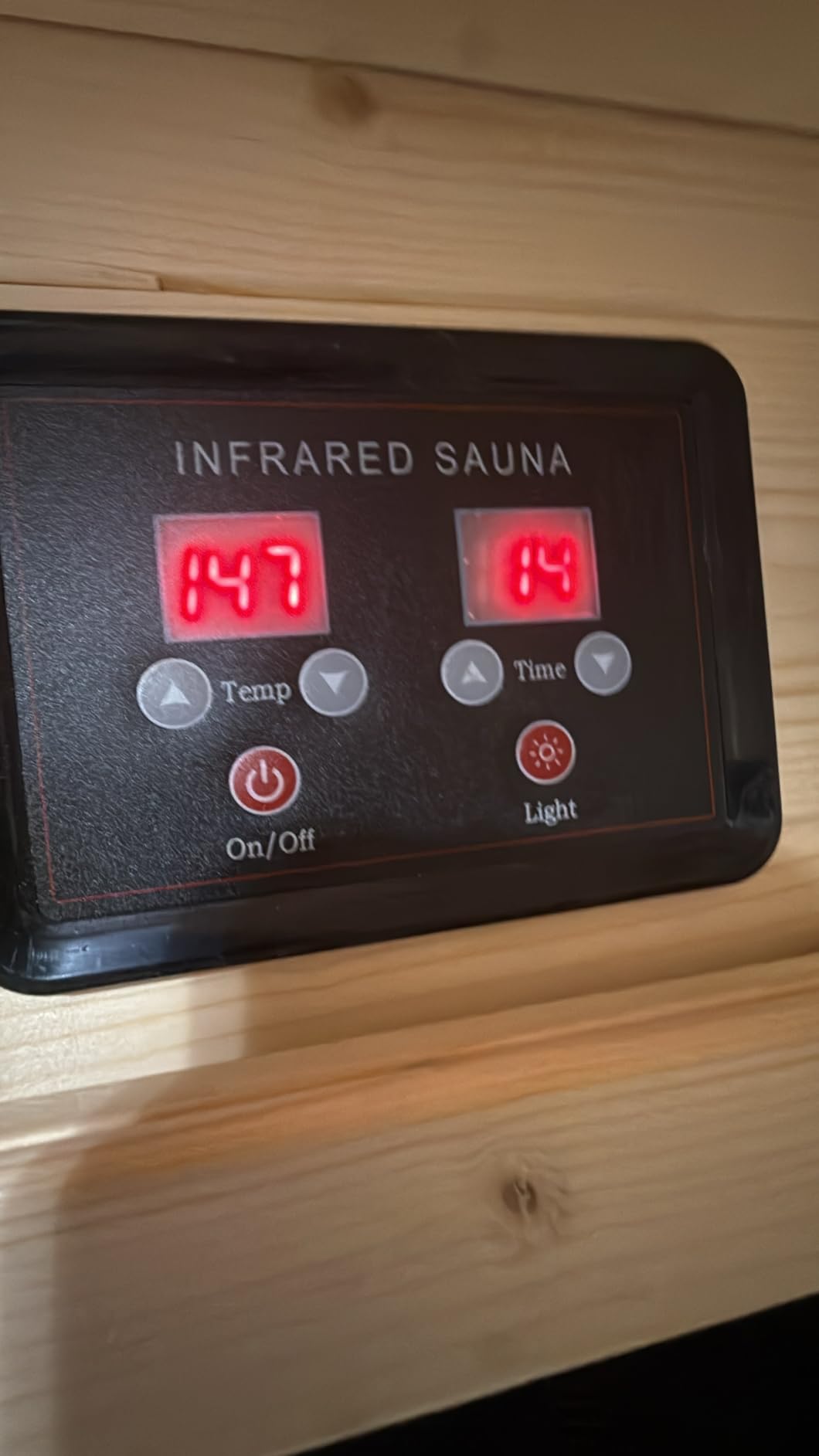 Albott 4 Person Outdoor Sauna, Asphalt Shingle Roof, Low EMF 2850W/240V/20A customer photo 2