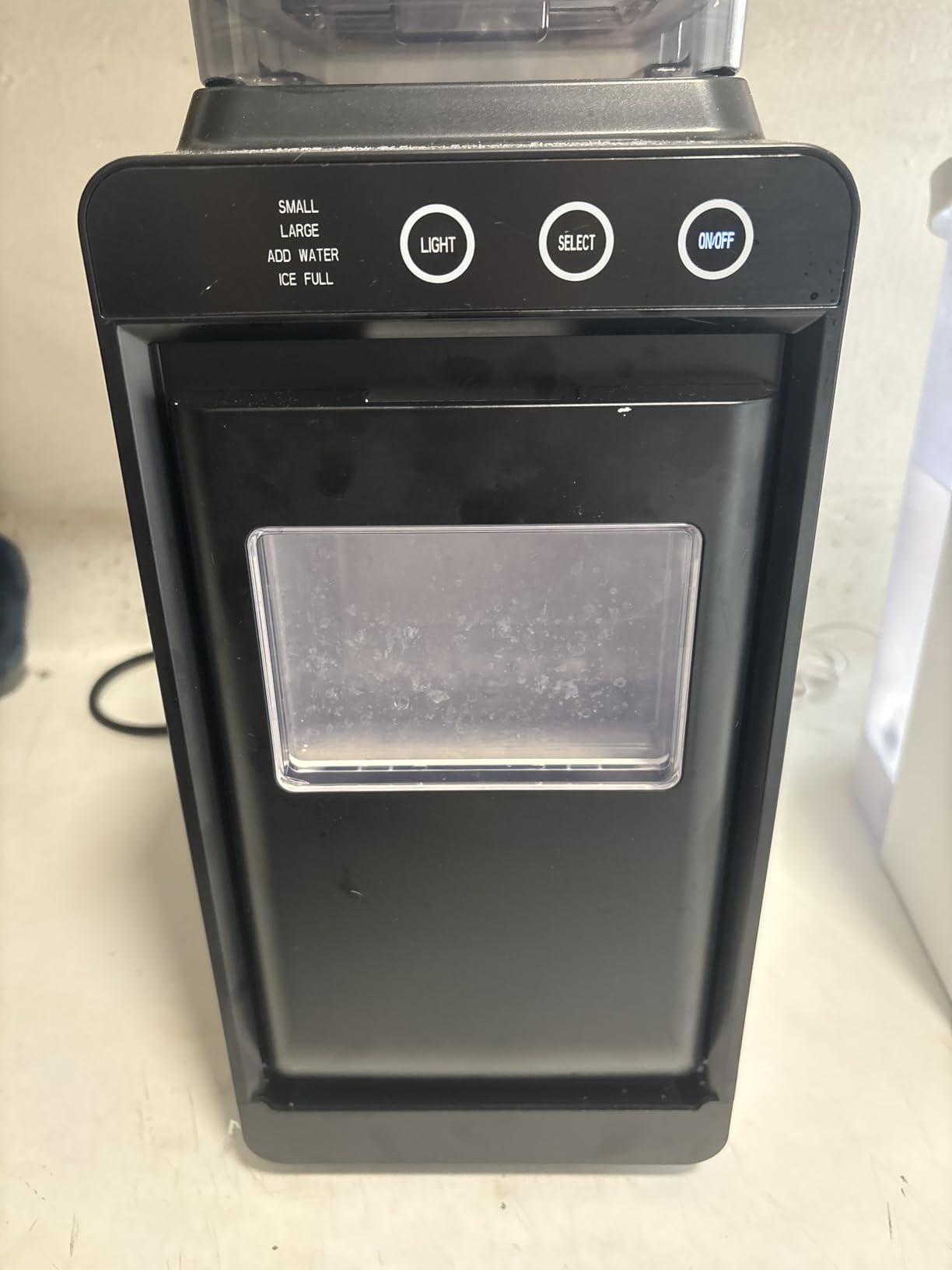 COWSAR Ice Maker Countertop, Portable Ice Machine with Self-Cleaning, 26 lbs/24Hrs, 8 Cubes in 6 Mins, Quiet Compact Commercial Ice Maker for Kitchen, RV, Camping customer photo 2