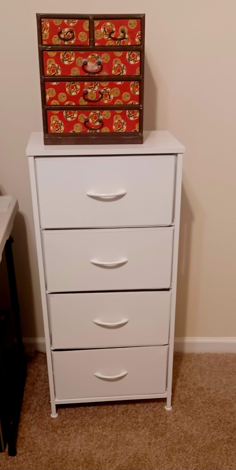Sweetcrispy 5 Storage Drawer Bedroom Dresser, Tall Dresser for Organizer customer photo 2