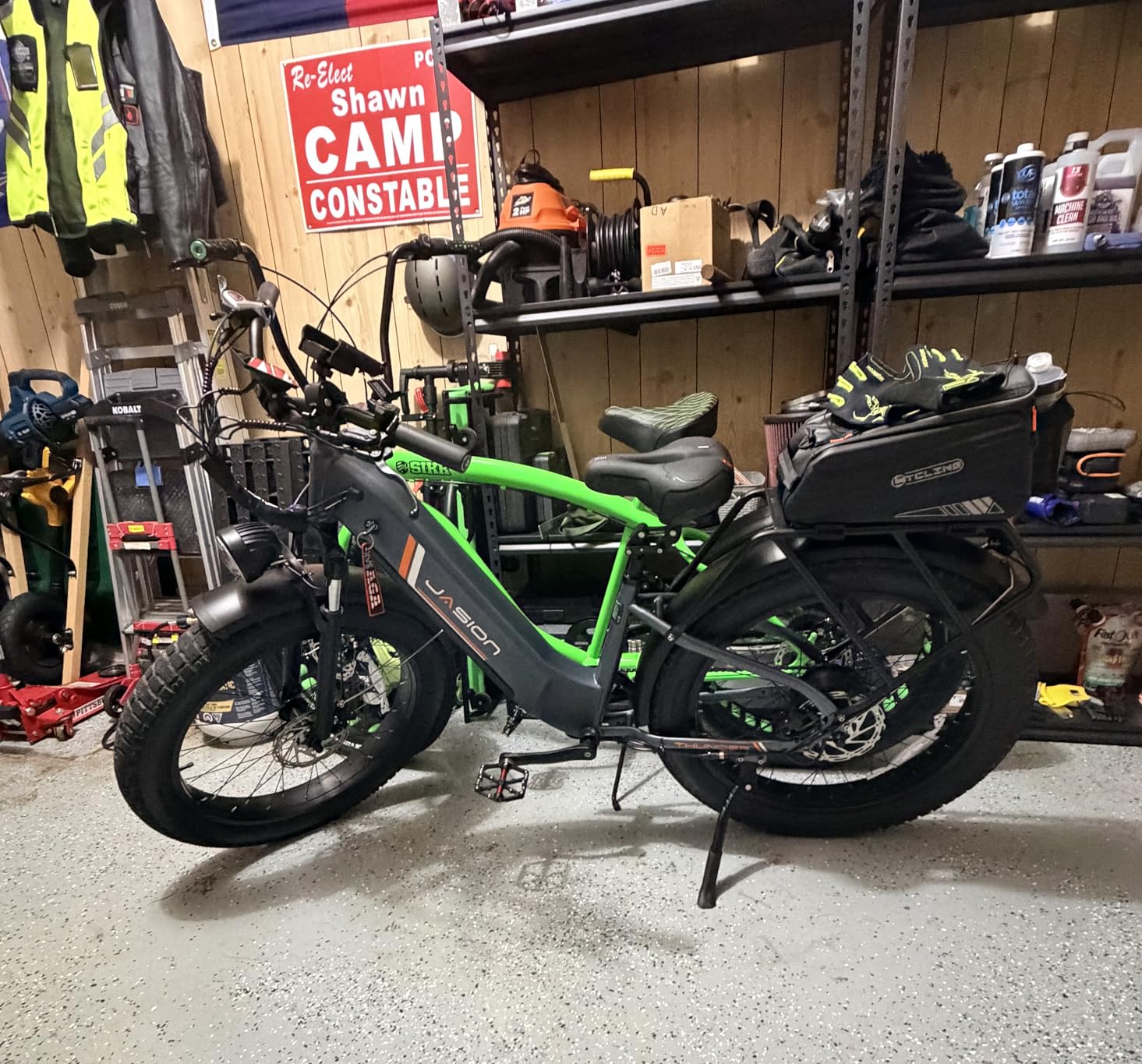 Jasion Thunder Electric Bike,1800W Peak Ebikes for Adults,26''Fat Tire Best Ebike for Men,80 Miles with 864Wh Battery,30+MPH Max Speed Bicycles,400LB Capacity,Certified by UL2849 customer photo 1