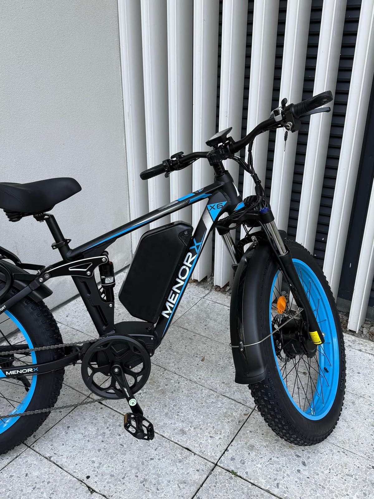 8000W 60V 51MPH Peak Dual Motor Ebike for Adults, 1768Wh LG Battery, 120 Miles Range Full Suspension, 26x4 Fat Tire, 5-Level PAS, 7-Speed, Adjustable Stem, 400 lbs Load, Off-Road Mountain Ebike customer photo 2