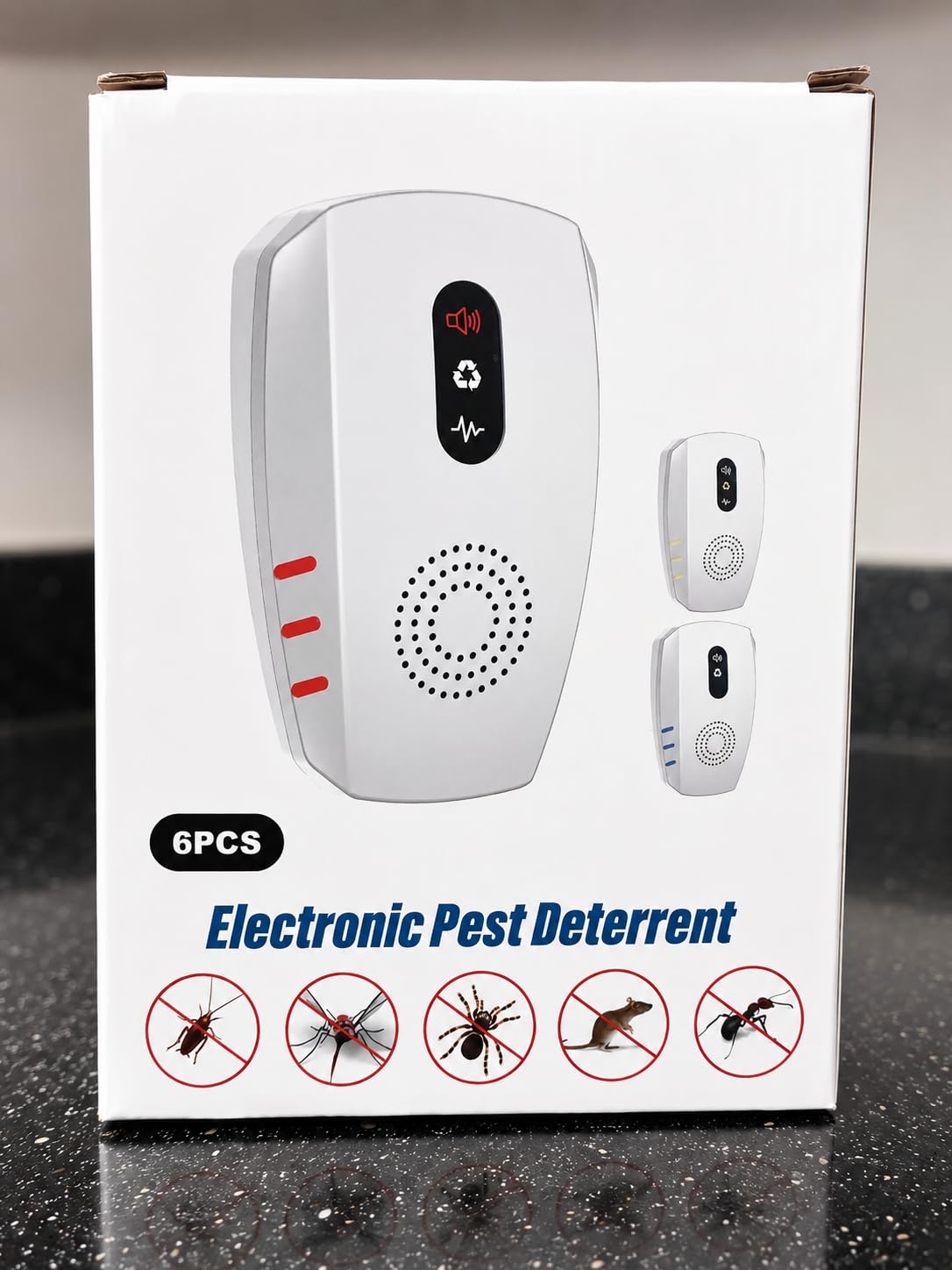 2026 Cvtayn Upgraded Ultrasonic Pest Repellent Indoor Repeller, Mouse Traps, Repellent Roach, Mouse, Bugs, Mosquito, Mice, Spider, Ant, Rodent Repellent Ultrasonic Plug in, 3 Mode Switching,6 Pack customer photo 1