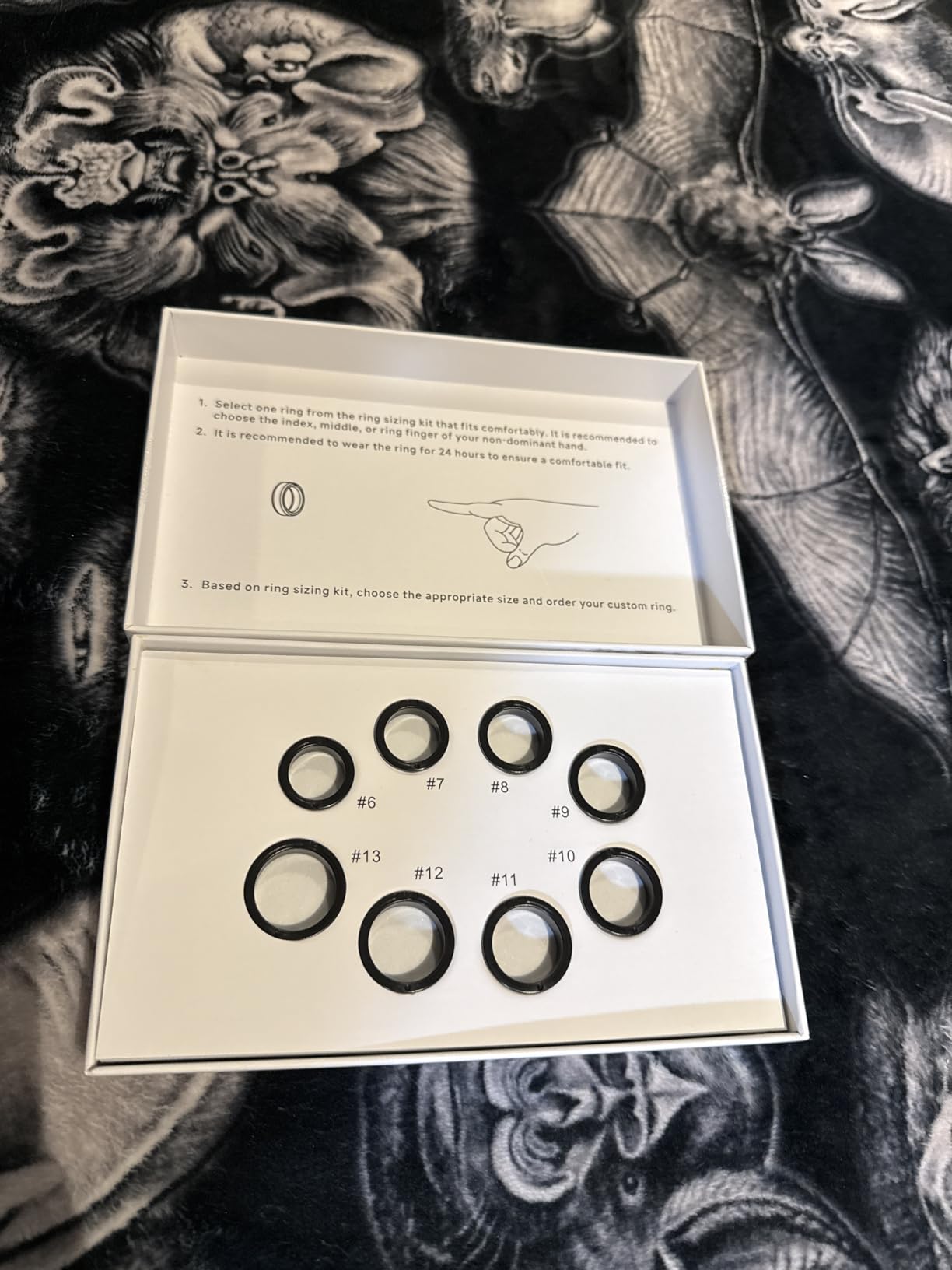 POBOVi Gen 2 Titanium Smart Ring for Women & Men, Sleep & Heart Rate Tracker, No Subscription, Size Before You Buy (Polished Black, 9) customer photo 2