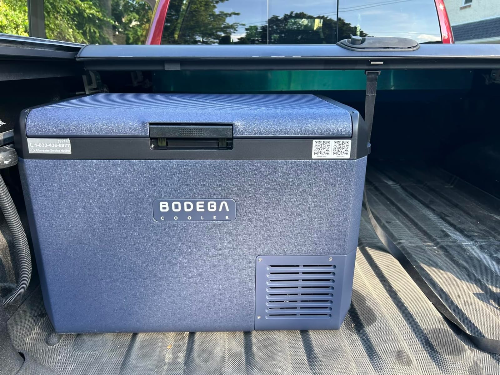 BODEGA COOLER Car Refrigerator Dual Zone,79QT Portable Freezer -4°F to 68°F, 12V Electric Cooler with Wheels & Handle, Ultra-Quiet ≤31dB, Fast Cooling for Camping, RV, Van Life & Road Trips customer photo 2