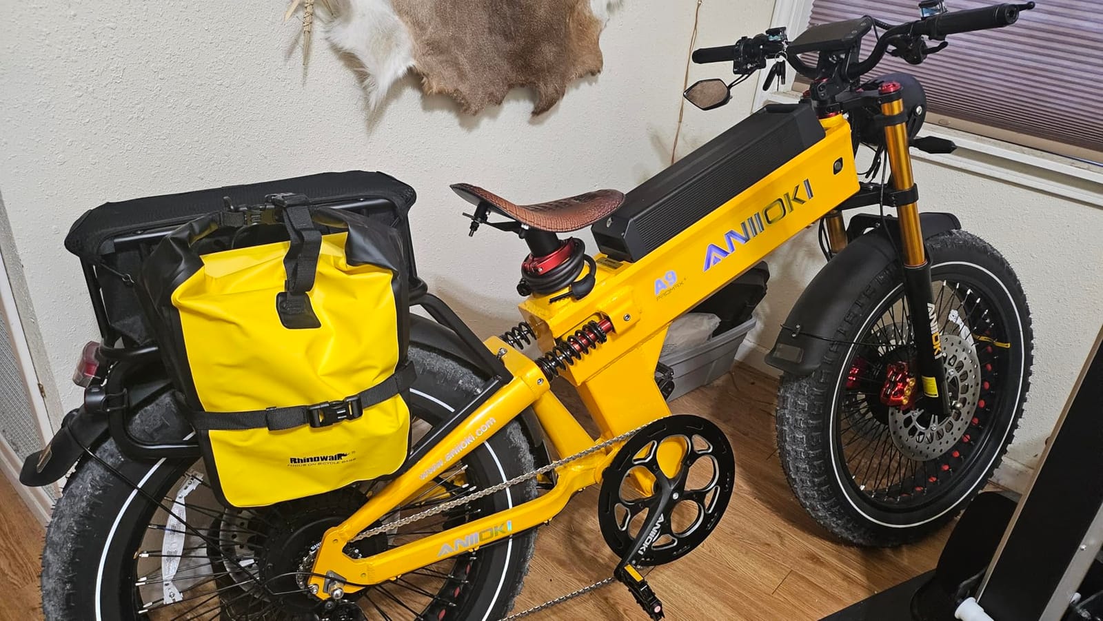 ANIIOKI 6000/7000W Dual Motor Electric Bike,300Miles Long Range eBike,60/72V 70Ah/80Ah Battery,7-Speed,26×4.8