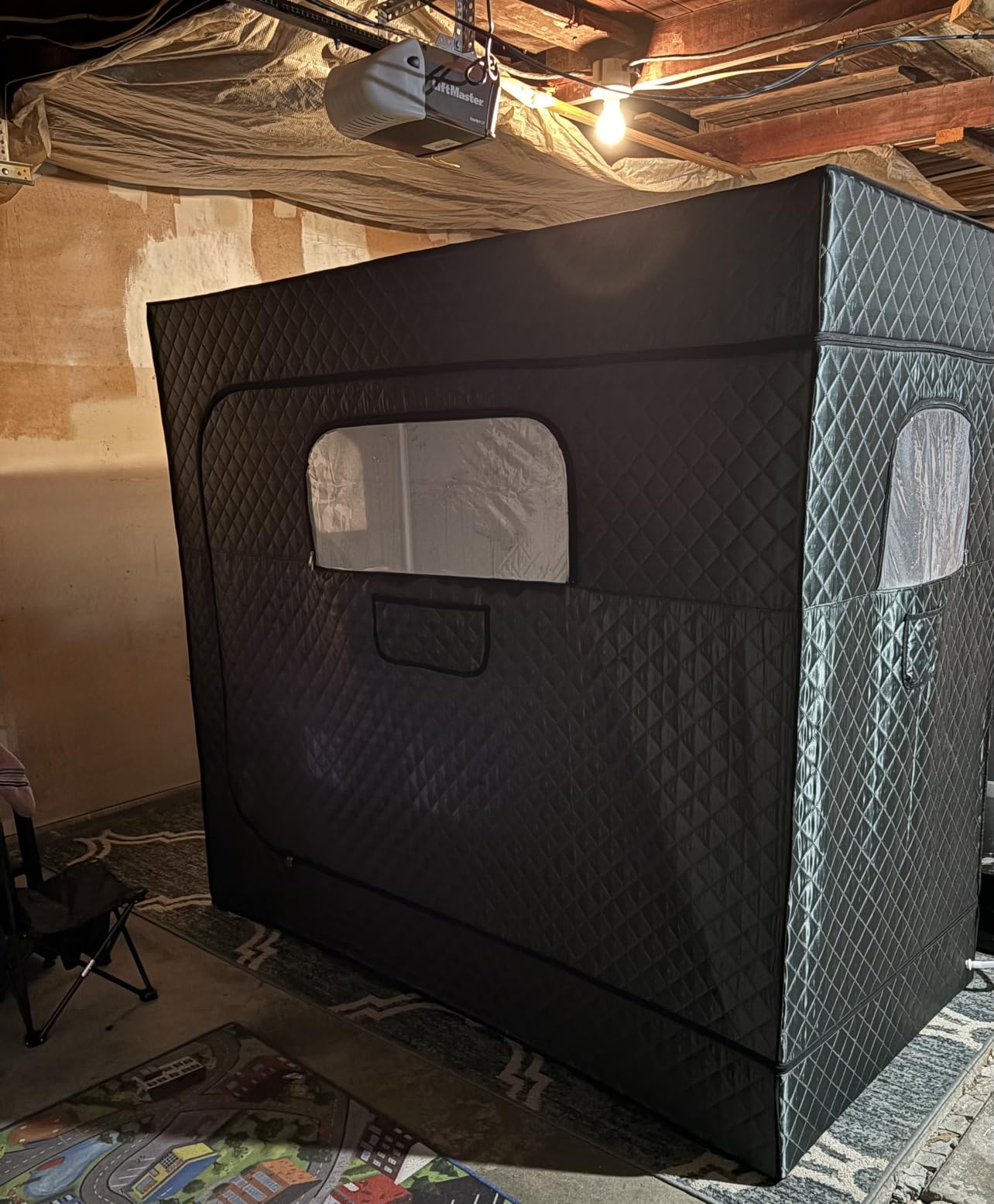 Albott 4-6 Person 8.2 FT Outdoor Sauna Tent with Wood Burning Stove customer photo 1