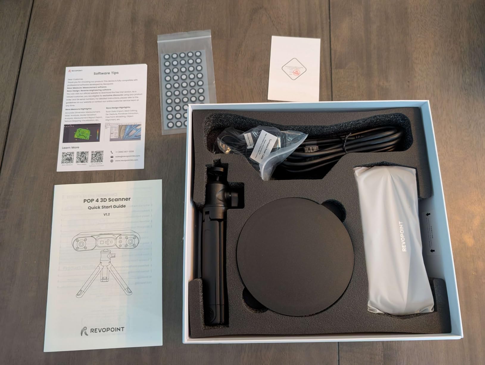 Revopoint POP 4 3D Scanner, AI Segmentation, for 3D Printing, Premium customer photo 1