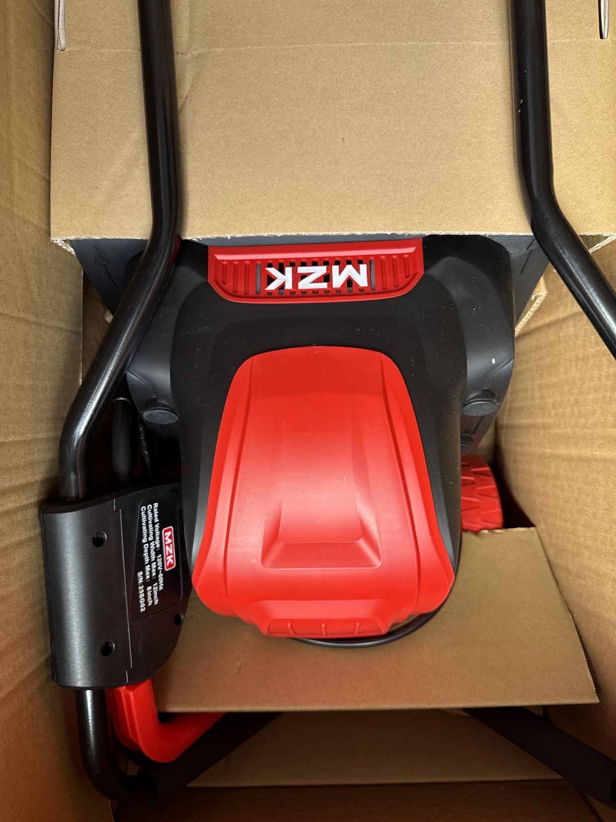 MZK 12-Inch 10.5A Electric Tiller Cultivator,Garden Rototiller 8-Inch Depth customer photo 1