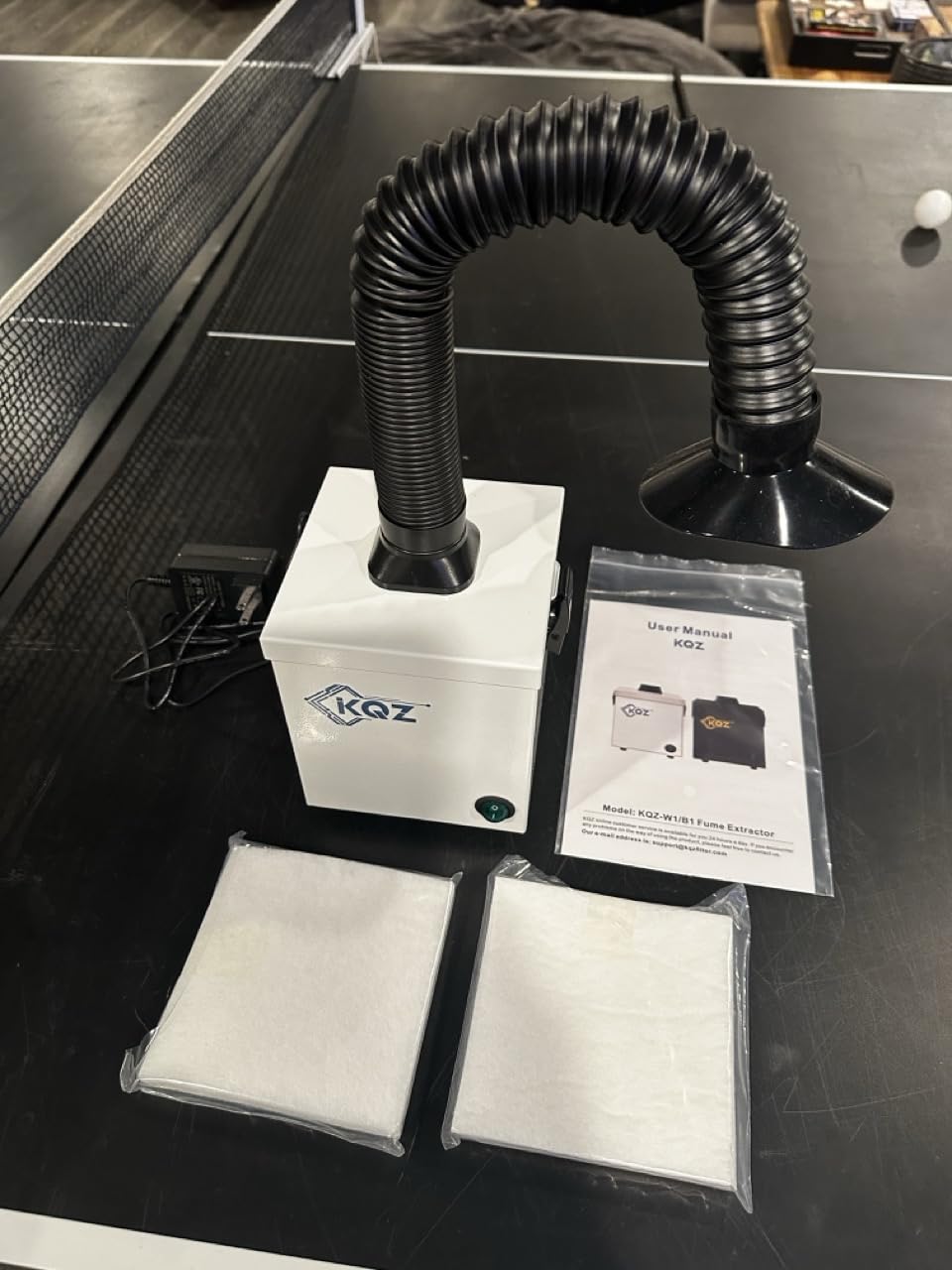 KQZ B1 Solder Fume Extractor 168m³/h Smoke Absorber with H13 HEPA customer photo 2