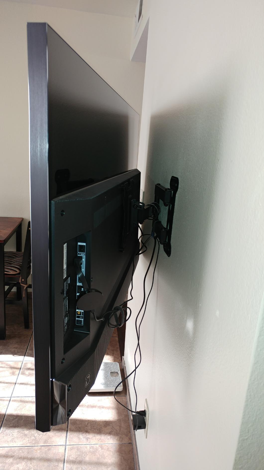 Mounting Dream Corner TV Wall Mount Long Arm Swivel for 37-55-65-75 Inch TV customer photo 1