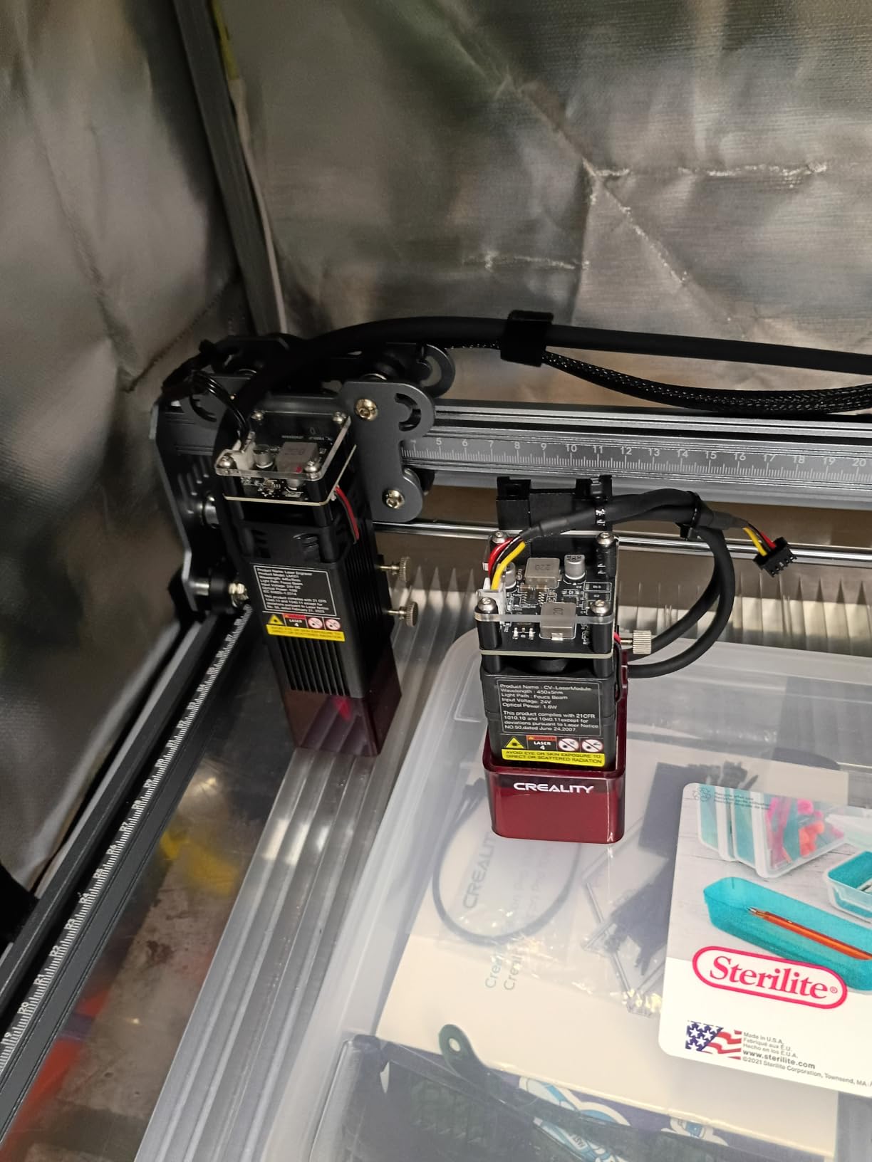 Creality Falcon A1C 5W AI Laser Engraver with AI Camera, Interchangeable Laser Platform, Class 1 Desktop Engraving Machine with Auto Focus, 0.1mm Positioning, 15,000mm/m for Wood, Leather & DIY Crafts customer photo 2