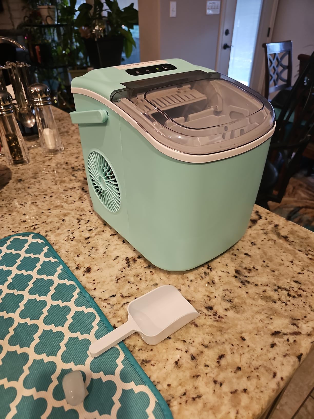 AGLUCKY Nugget Ice Maker Countertop with One-Touch Dispensing customer photo 2