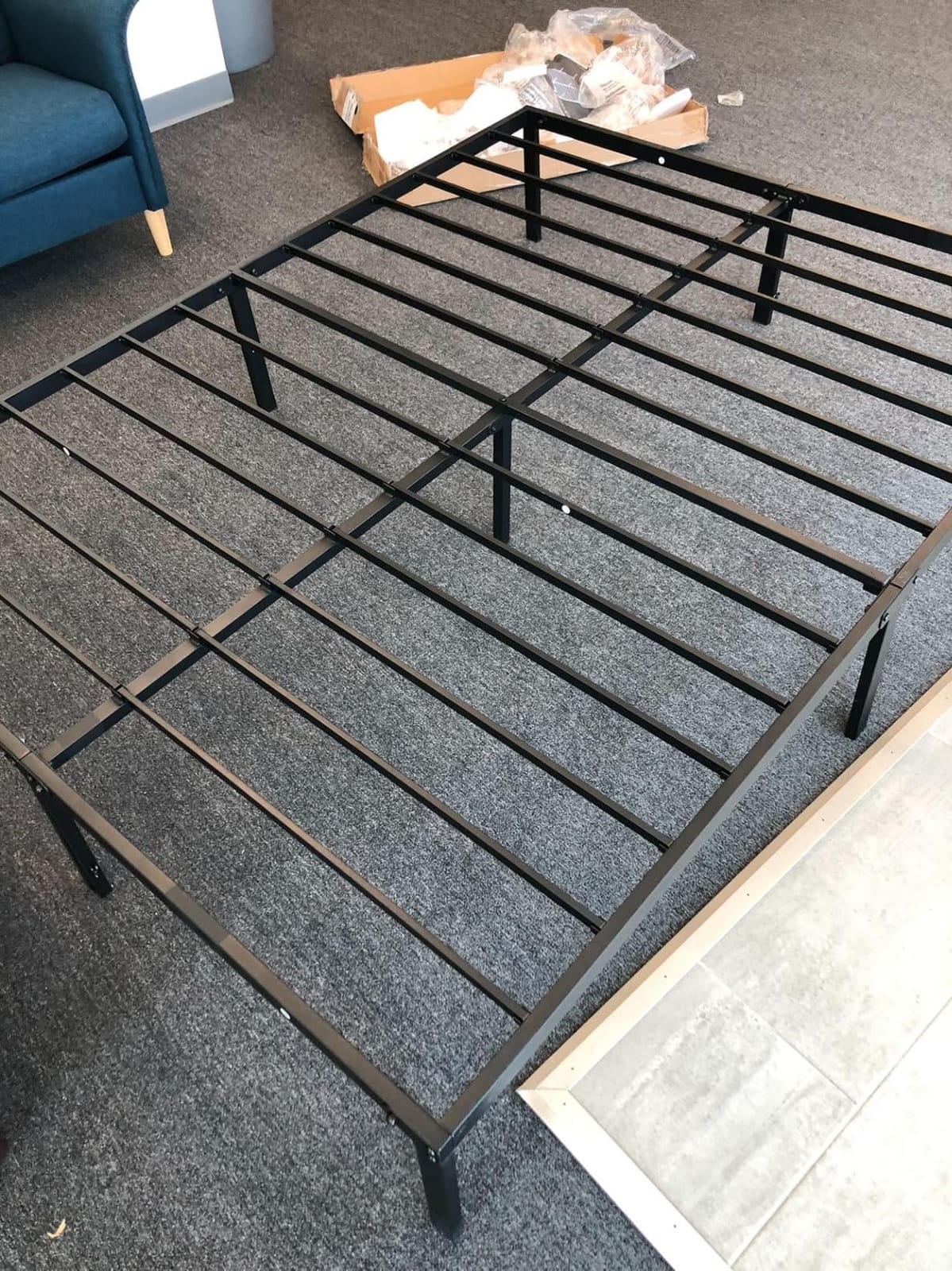 Sweetcrispy 12 Inch King Bed Frame, 3.5