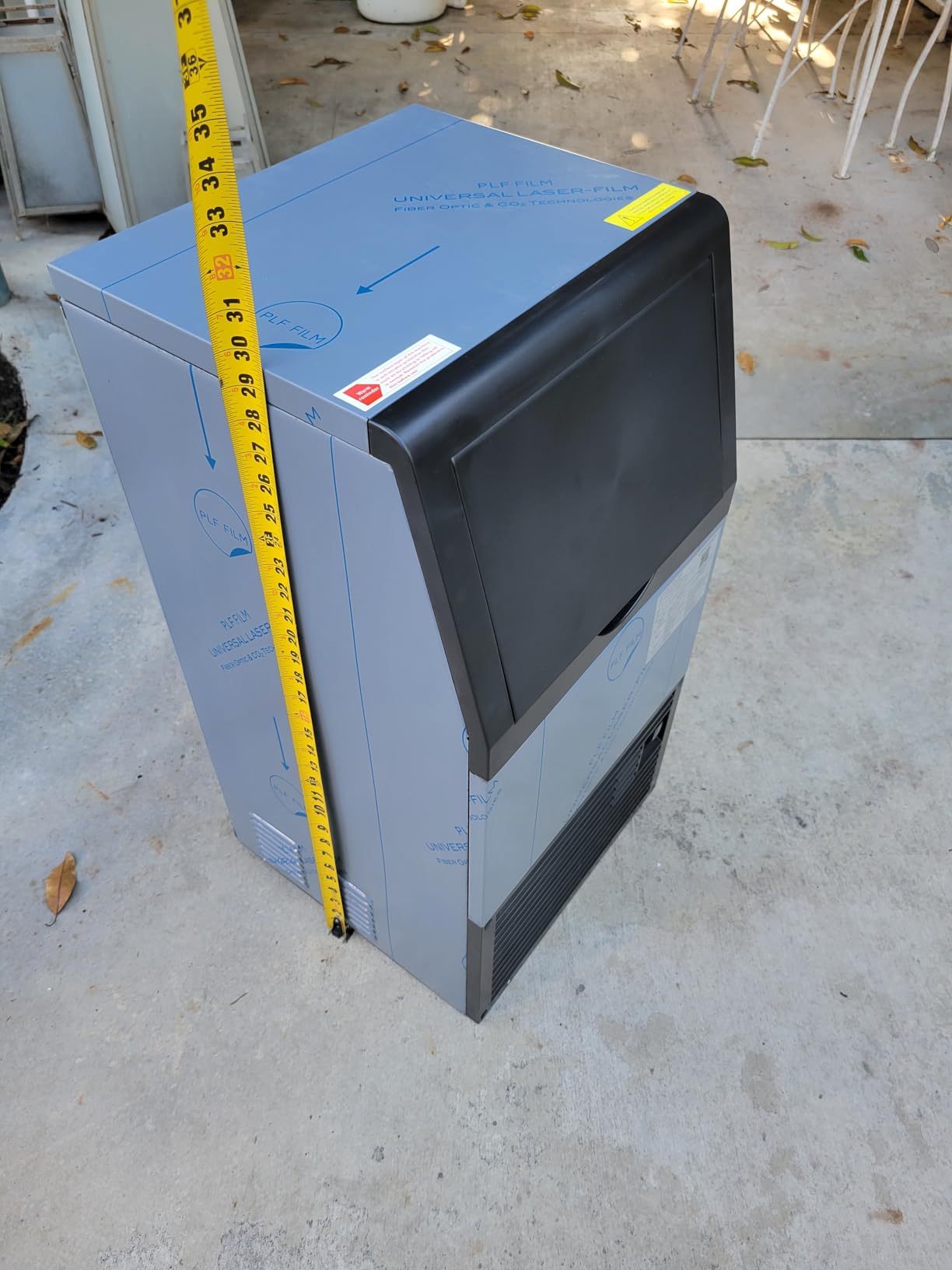 Mojgar Commercial Ice Maker 200lbs/24H with 50lbs Ice Storage 2 Water Inlet customer photo 1