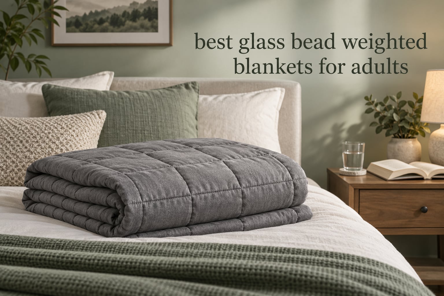 best glass bead weighted blankets for adults