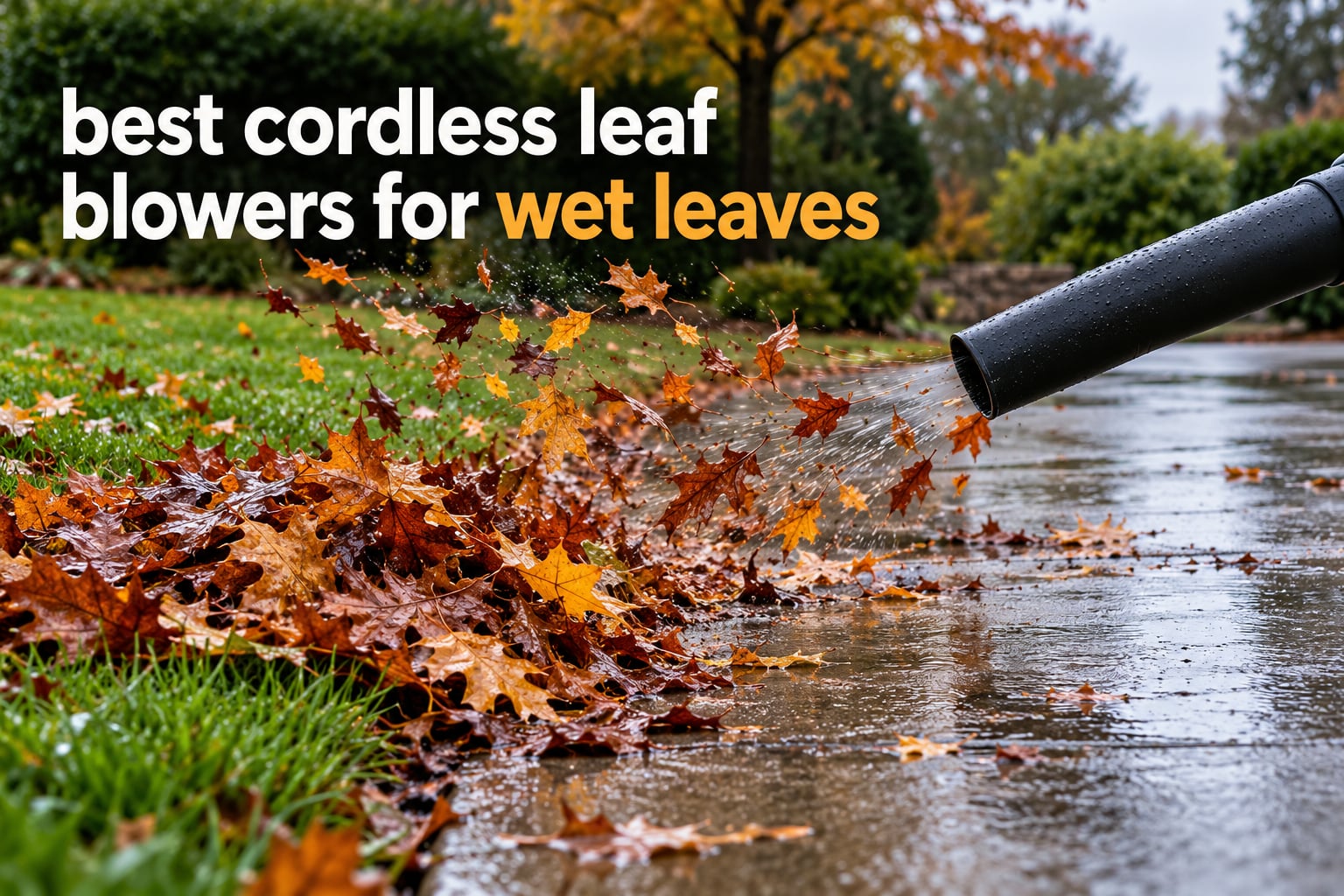 best cordless leaf blowers for wet leaves