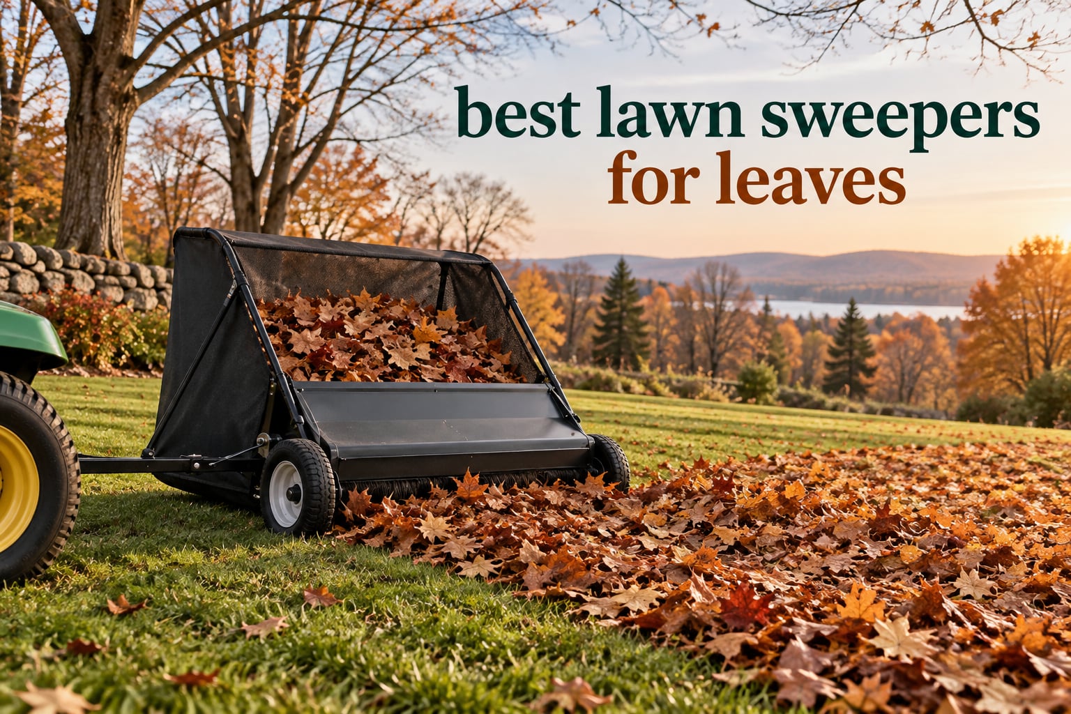 best lawn sweepers for leaves