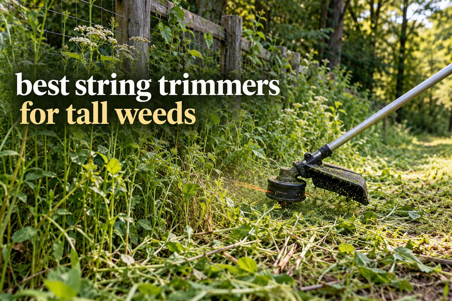 best string trimmers for tall weeds