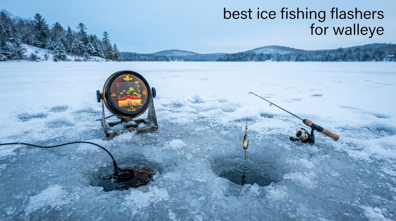 best ice fishing flashers for walleye