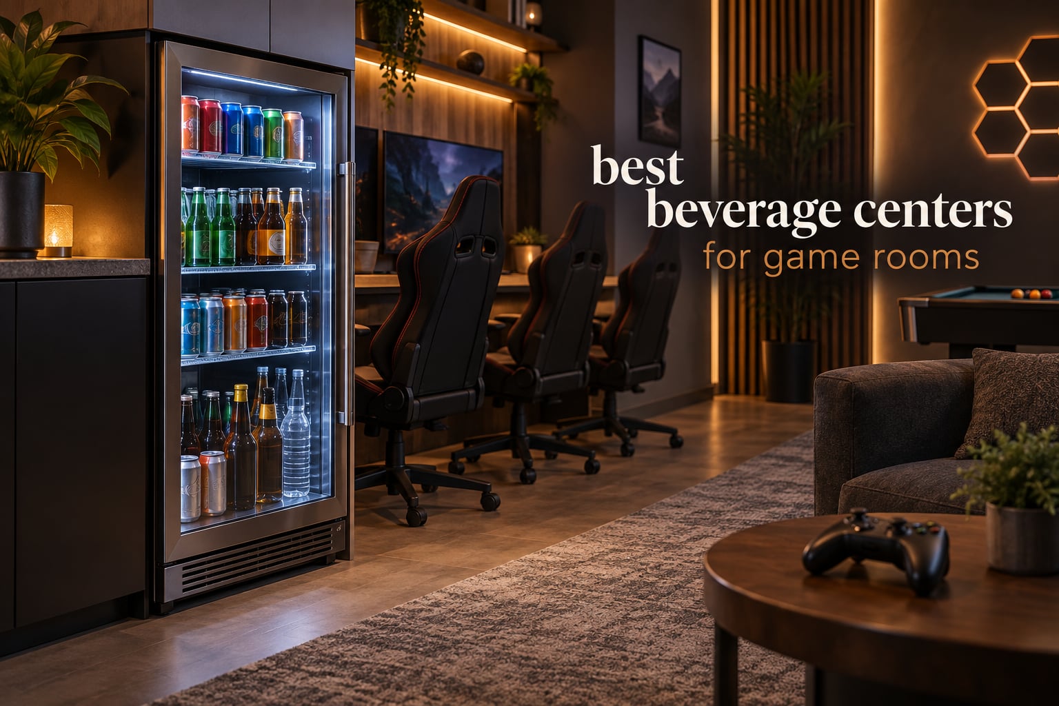best beverage centers for game rooms