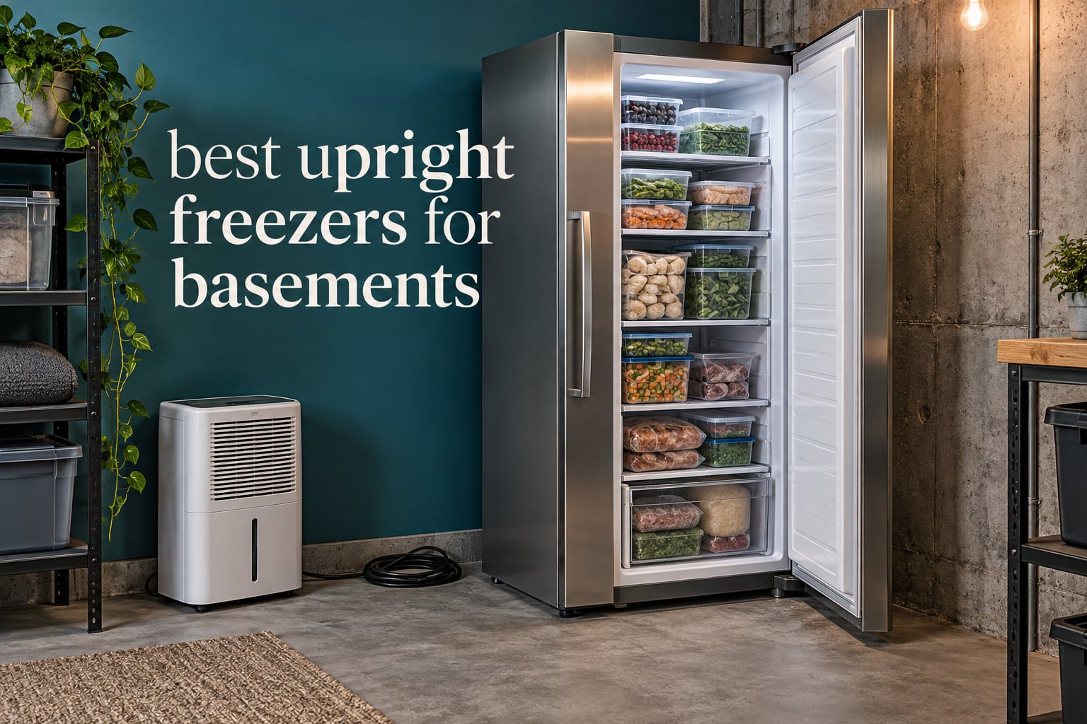 best upright freezers for basements