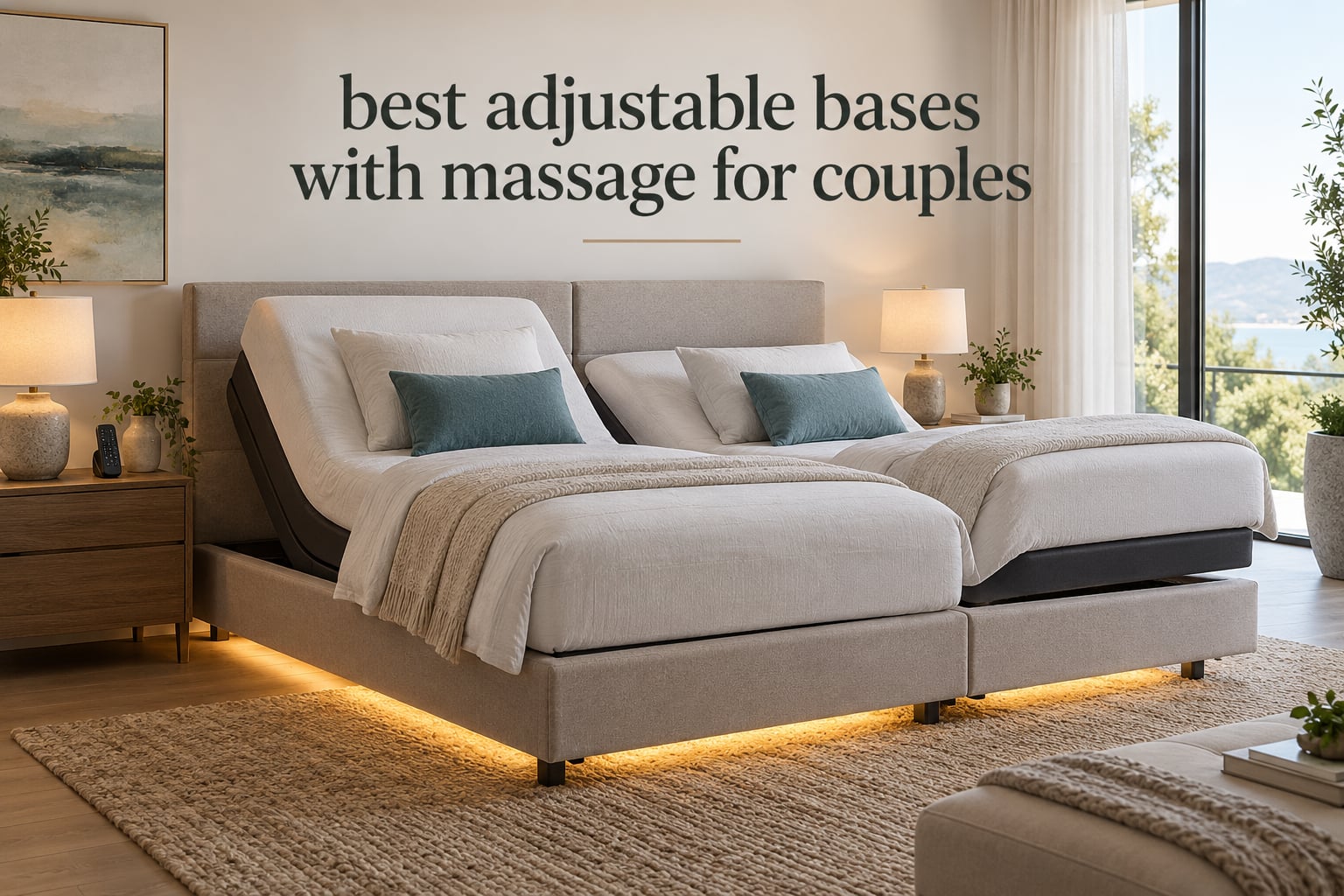 best adjustable bases with massage for couples