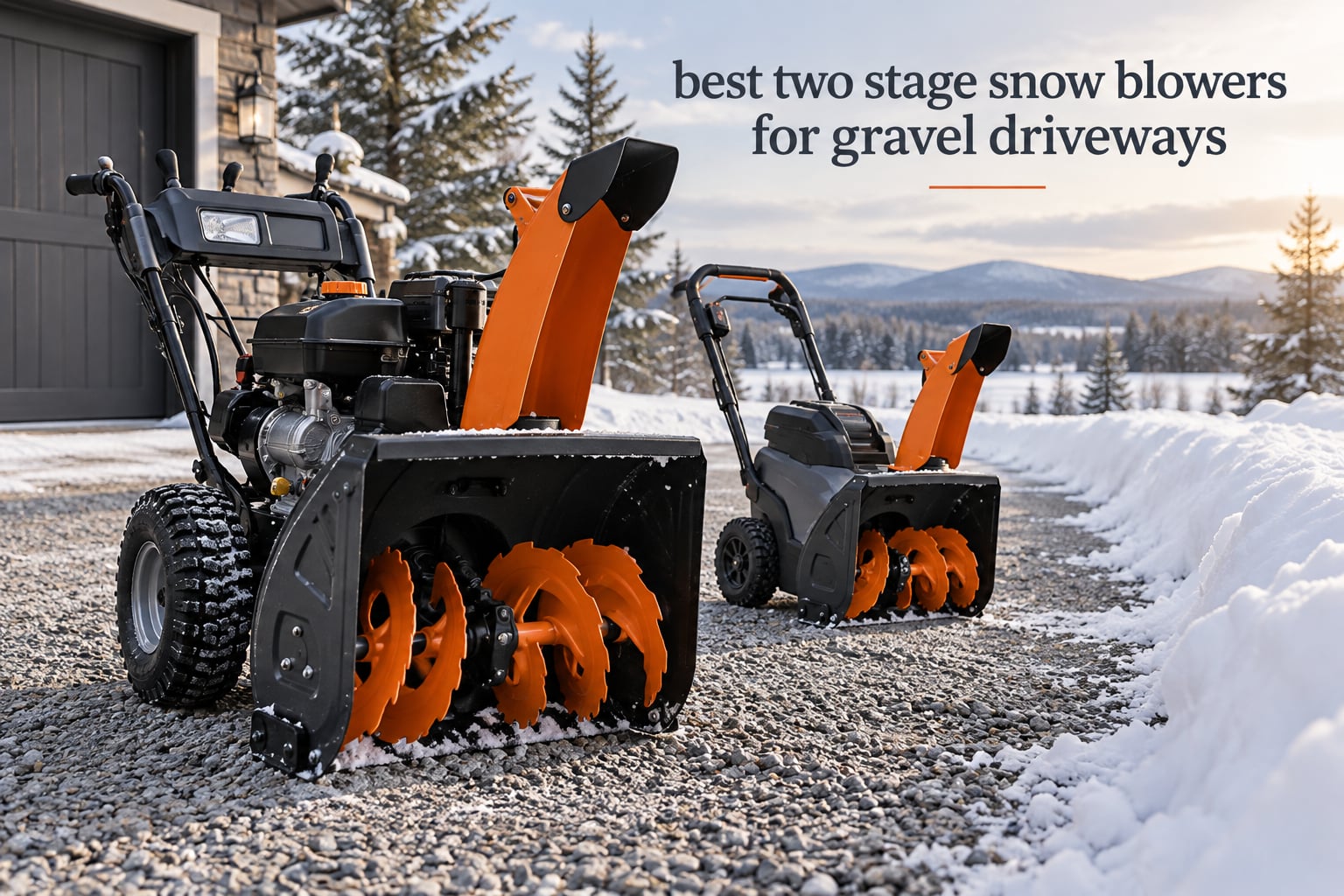 best two stage snow blowers for gravel driveways