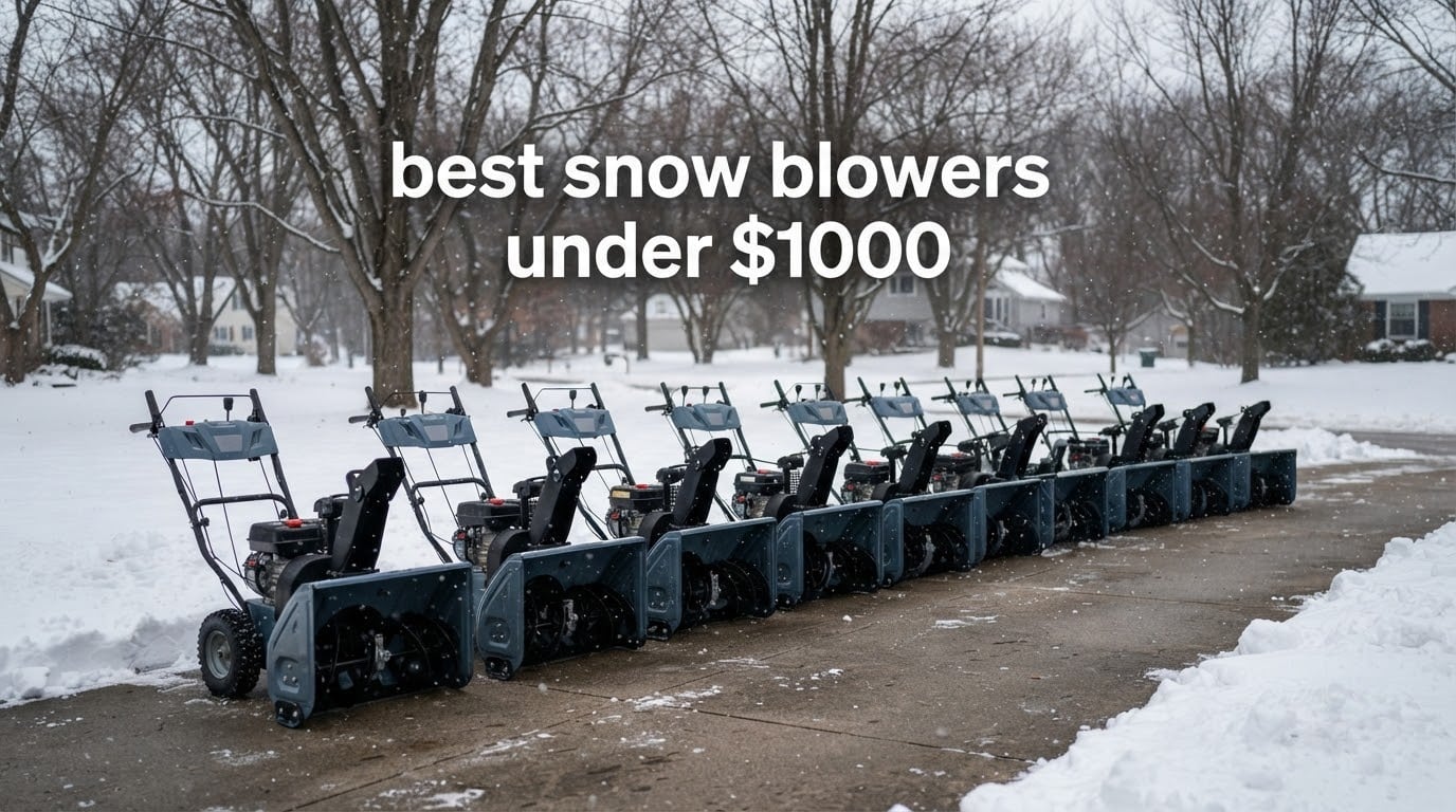 best snow blowers under $1000
