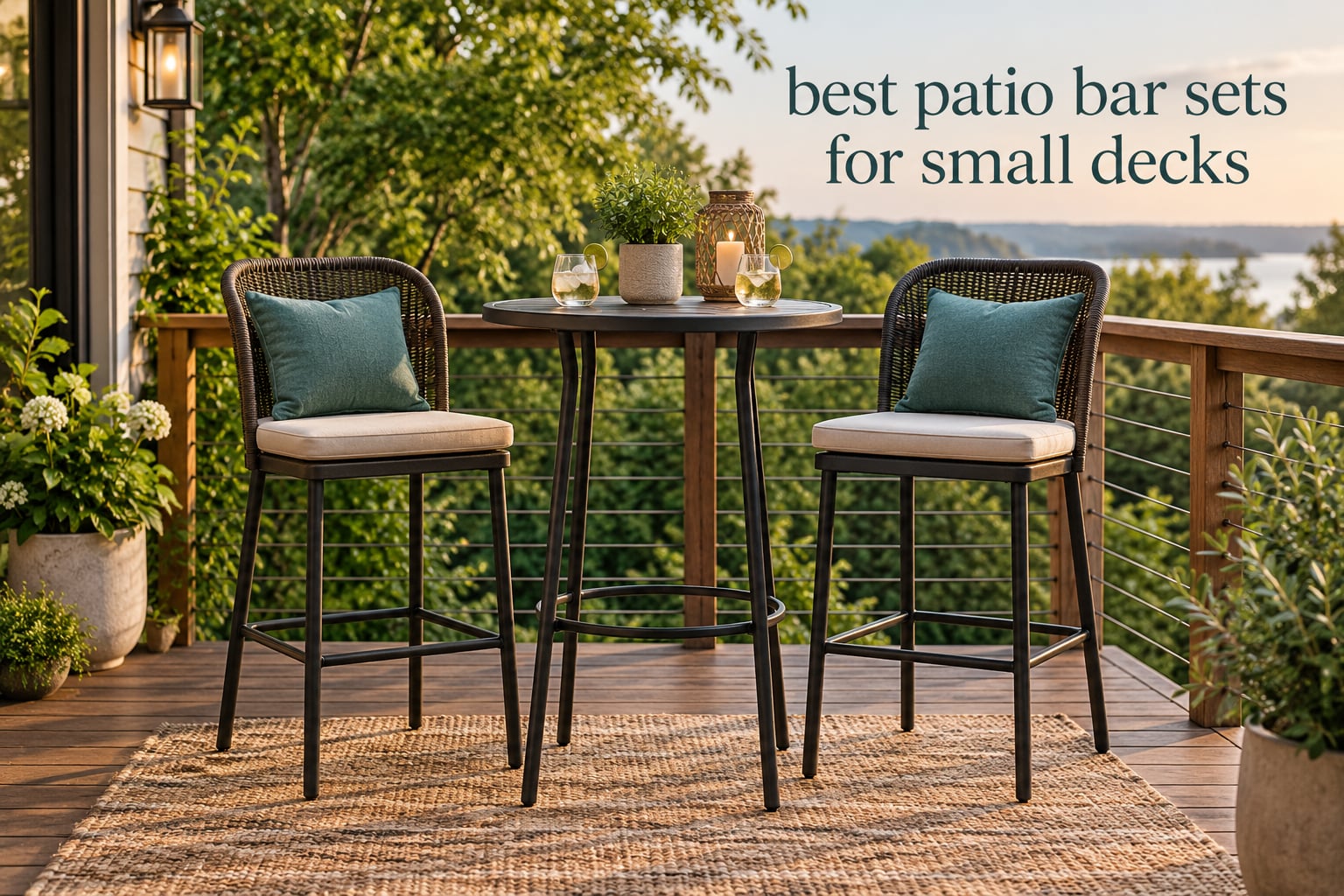 best patio bar sets for small decks
