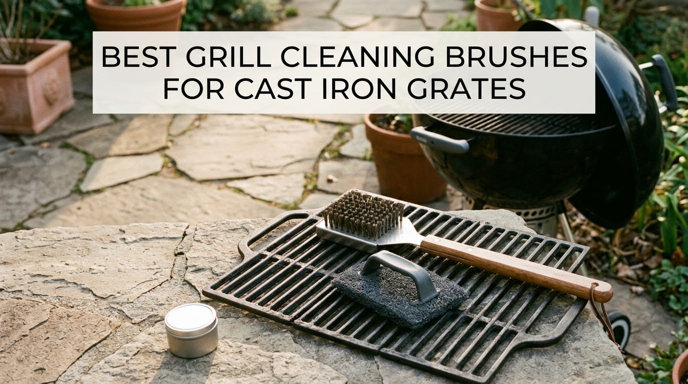 best grill cleaning brushes for cast iron grates