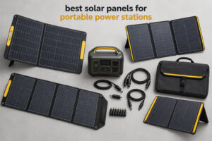 best solar panels for portable power stations