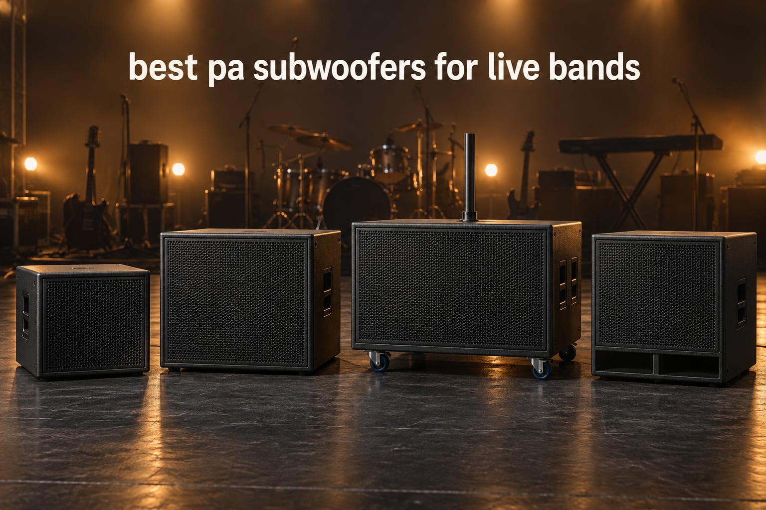 best pa subwoofers for live bands