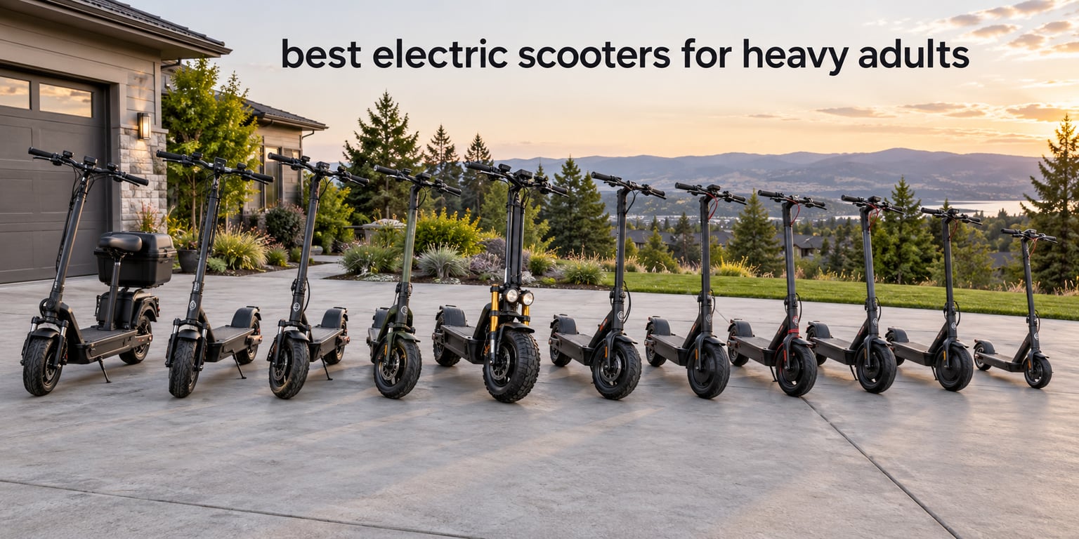 best electric scooters for heavy adults