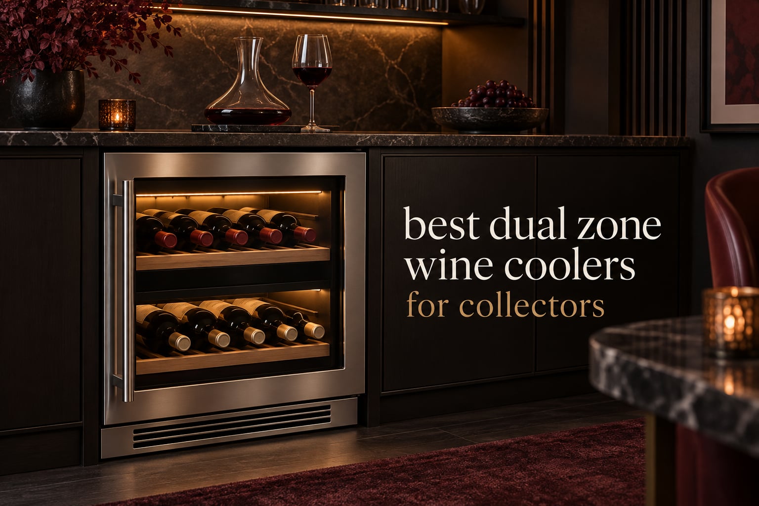best dual zone wine coolers for collectors