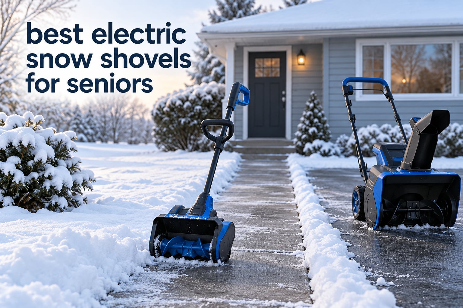 best electric snow shovels for seniors